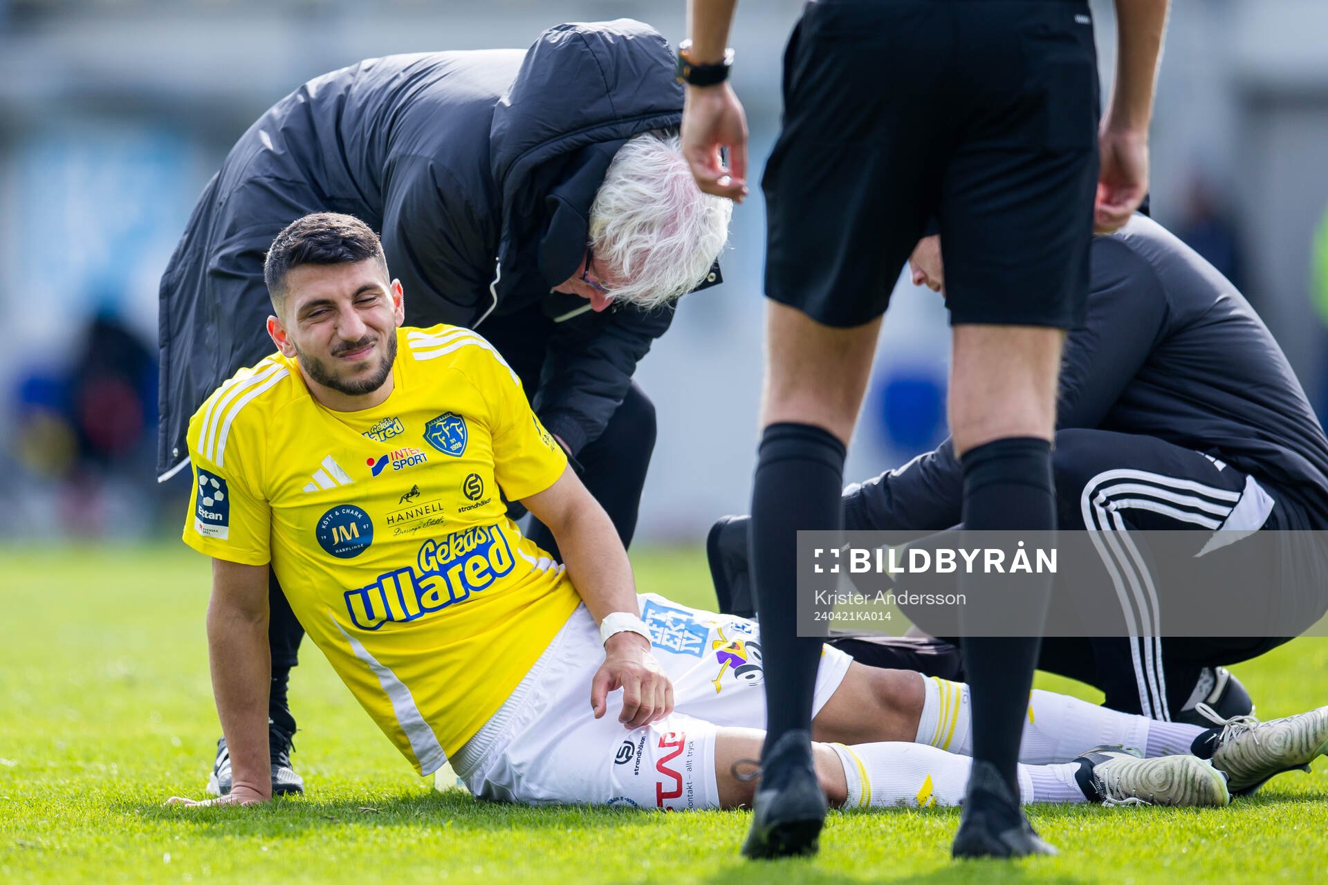 Falkenbergs Leonardo Farah Shahin med skada