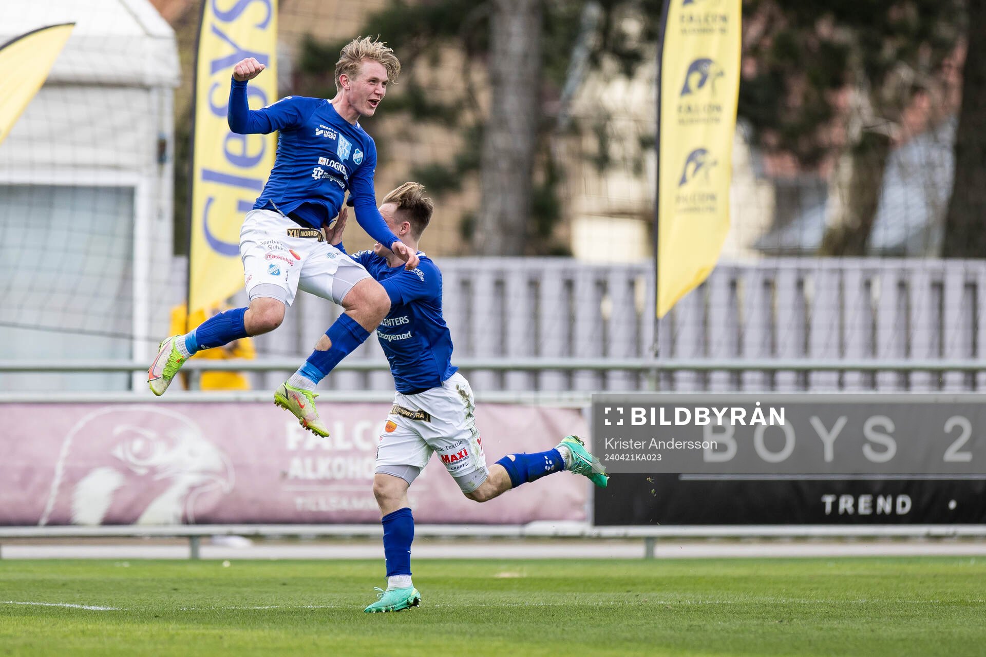 Norrbys Teodor Wålemark jublar