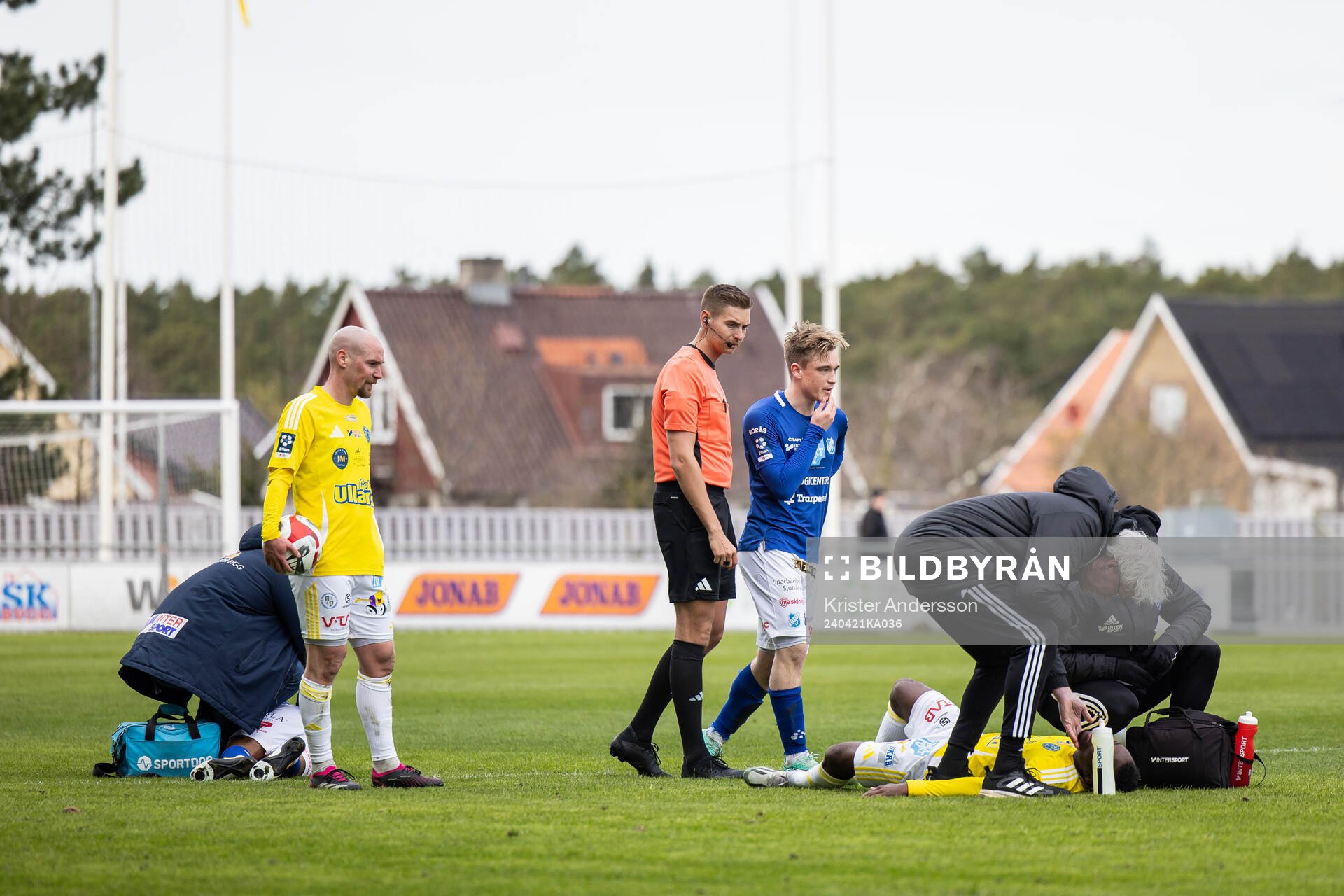 Norrbys Prince Amos och Falkenbergs Wanbe Godwin Aguda har