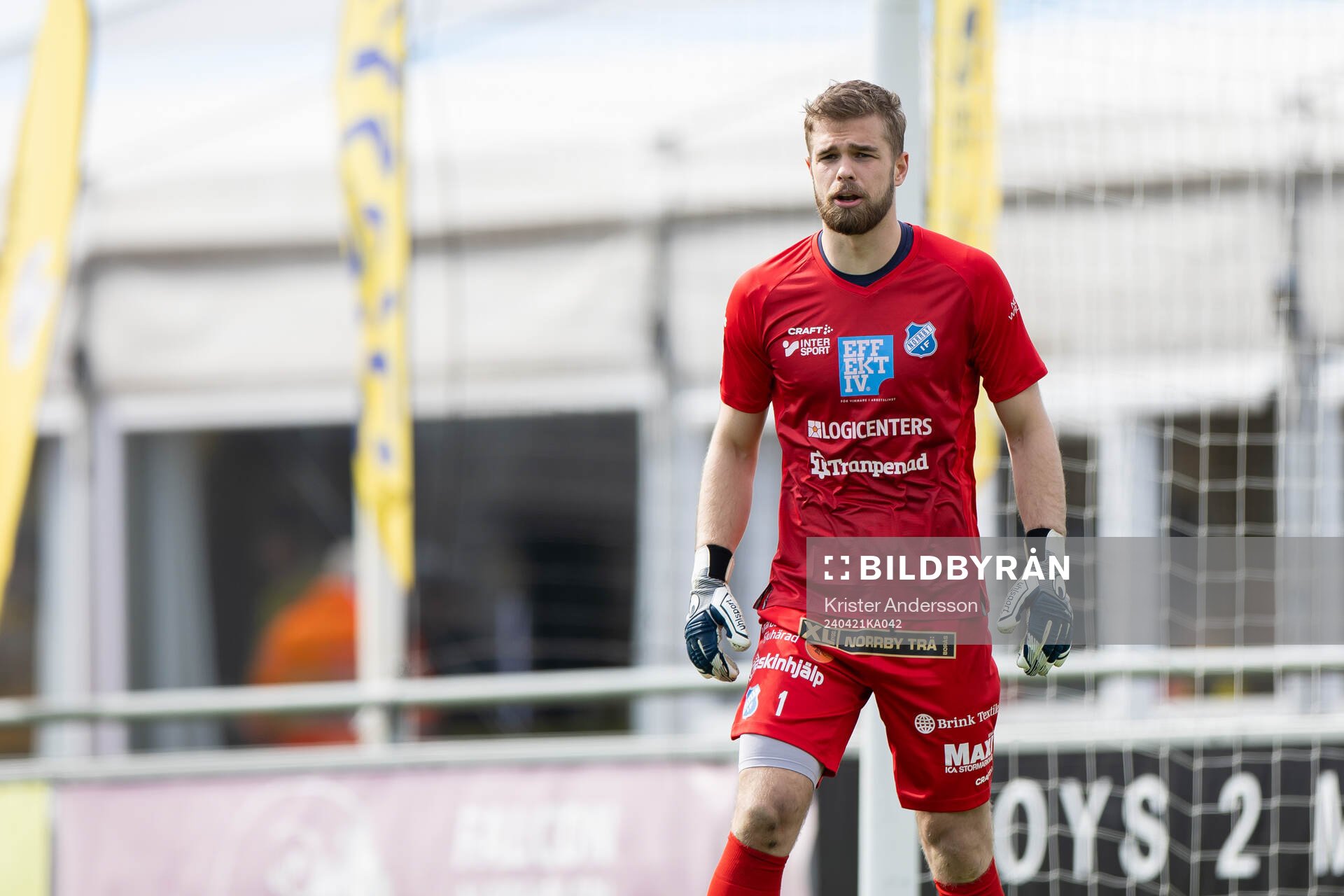 Norrbys målvakt Victor Astor