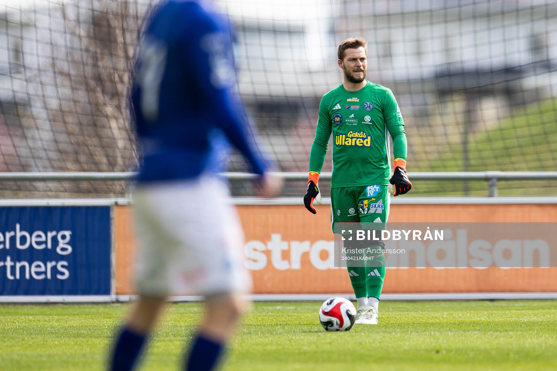 Falkenbergs målvakt Anton Andersson