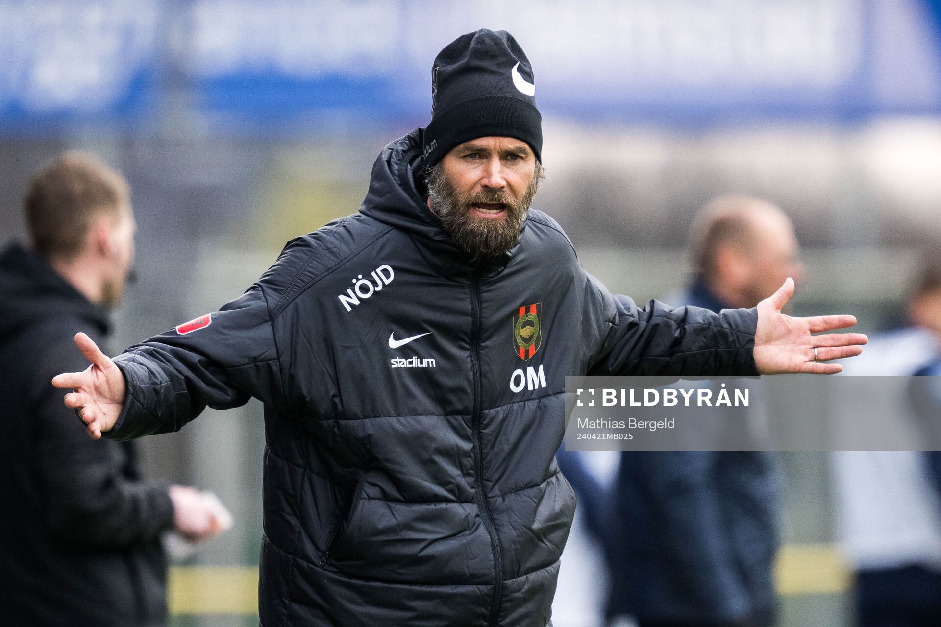 Brommapojkarnas tränare Olof Mellberg reagerar