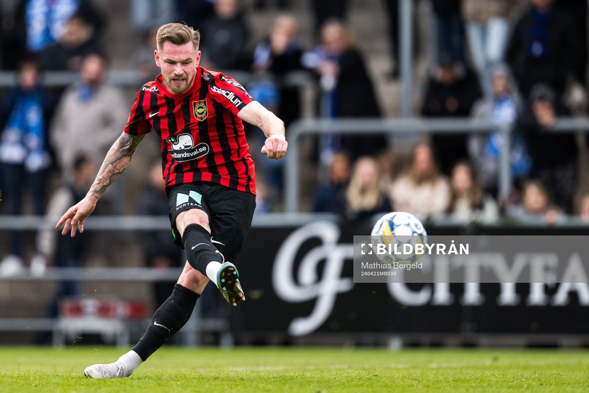 Brommapojkarnas Rasmus Örqvist  gör 0-2