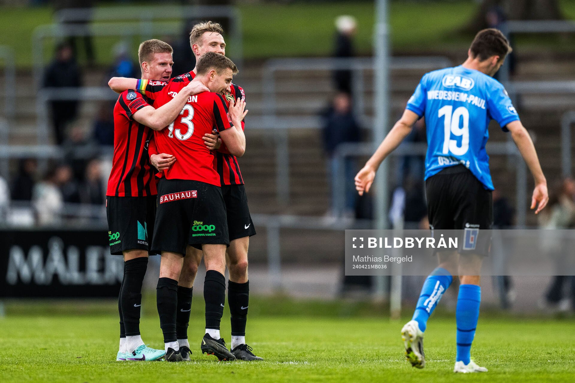 Brommapojkarnas Eric Björkander , Ludvig Fritzson och