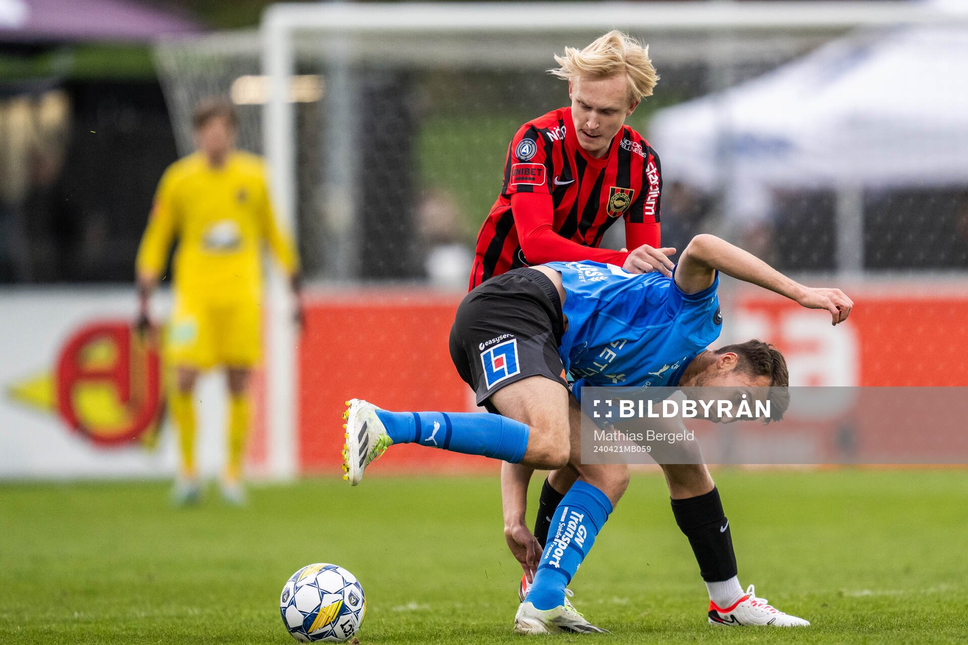 Brommapojkarnas Alfons Lohake och Halmstads Rasmus