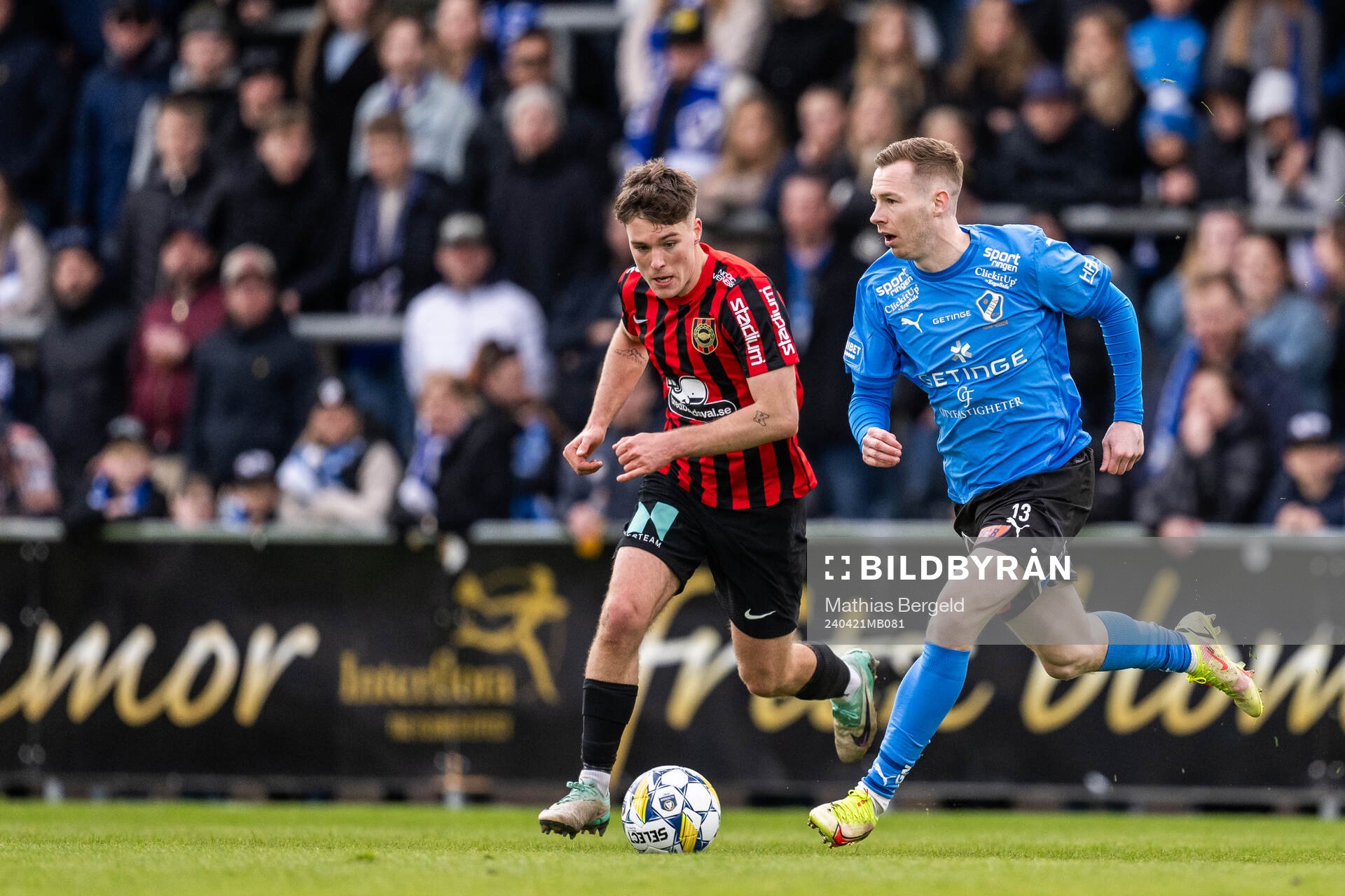 Brommapojkarnas Kaare Brøckner Barslund och Halmstads