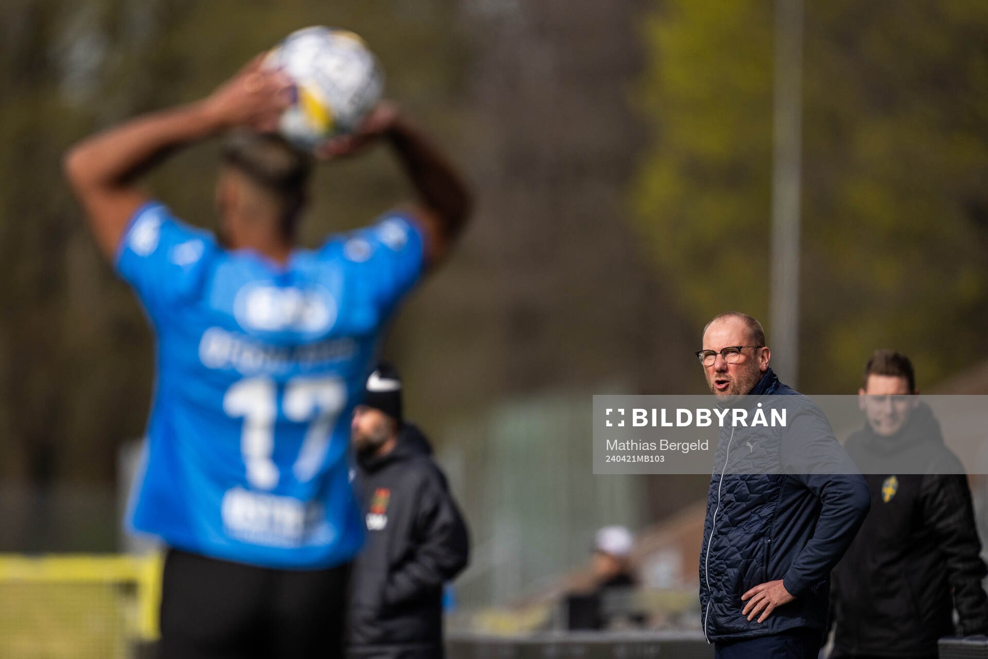 Halmstads tränare Magnus Haglund