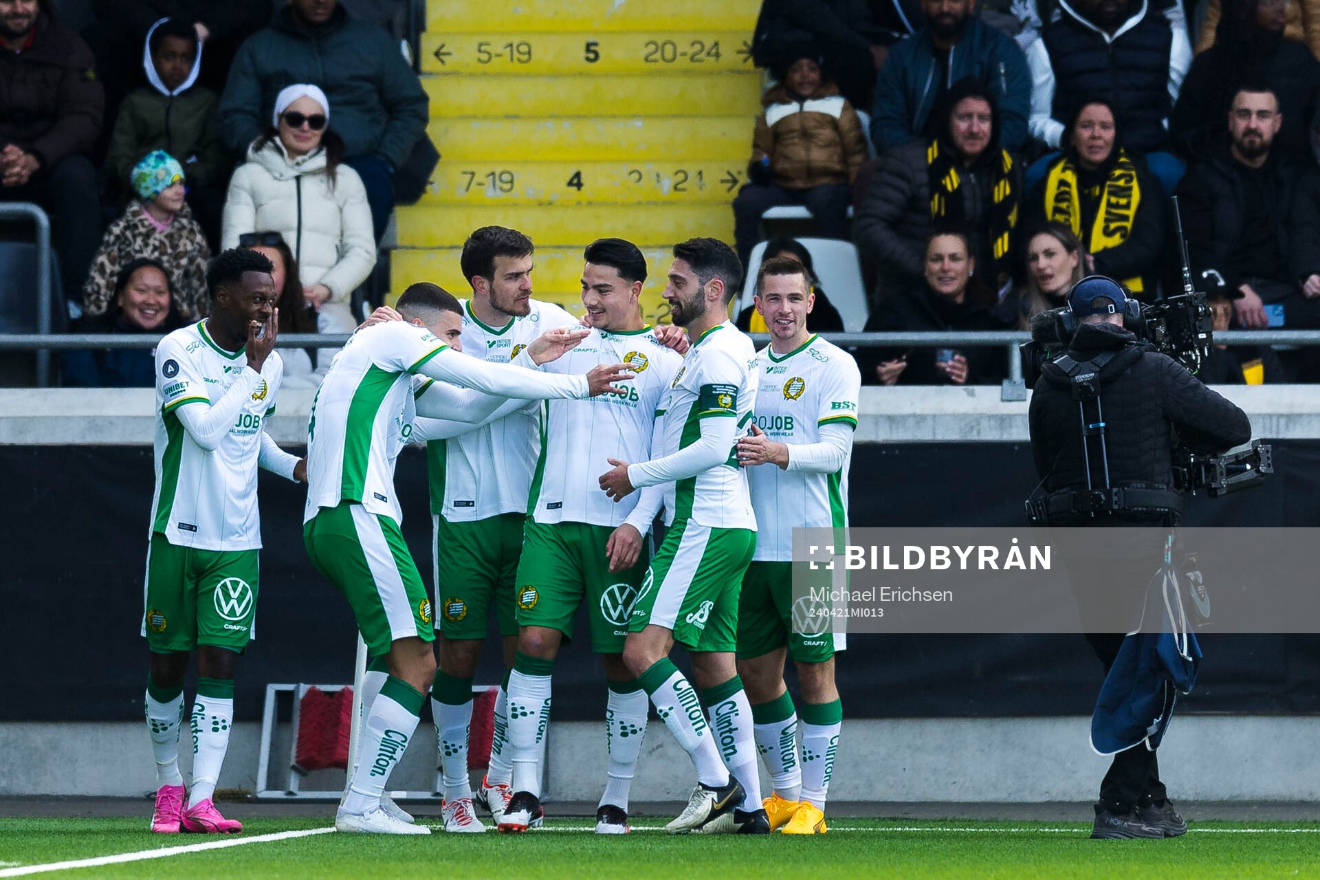 Hammarbys Edvin Kurtulus jublar
