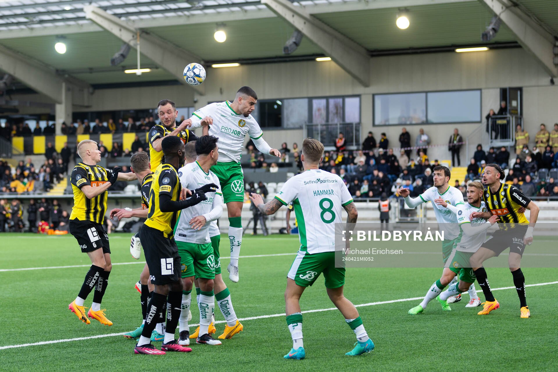 Häckens Even Hovland och Hammarbys Edvin Kurtulus