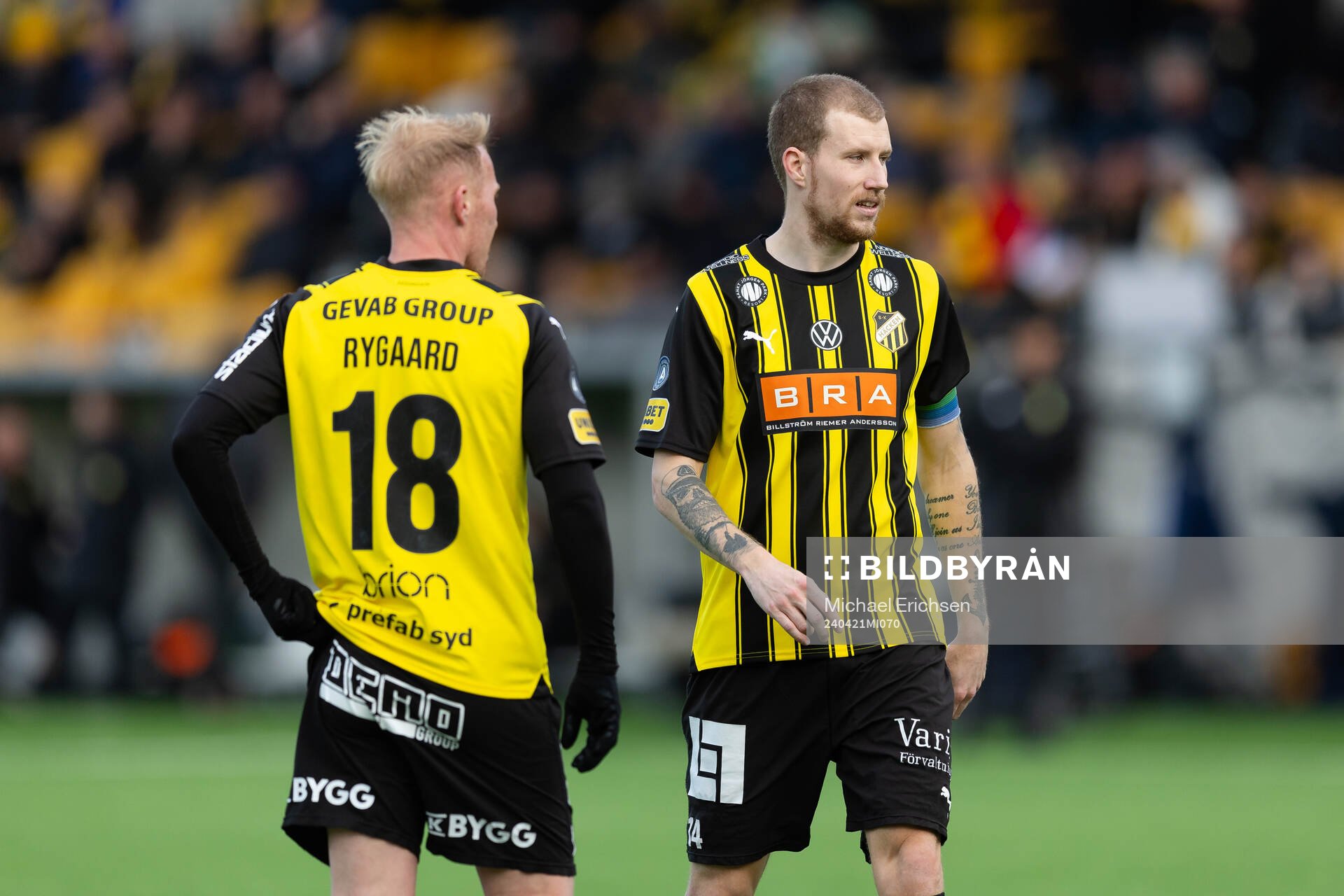 Häckens Mikkel Rygaard Jensen och Simon Gustafson