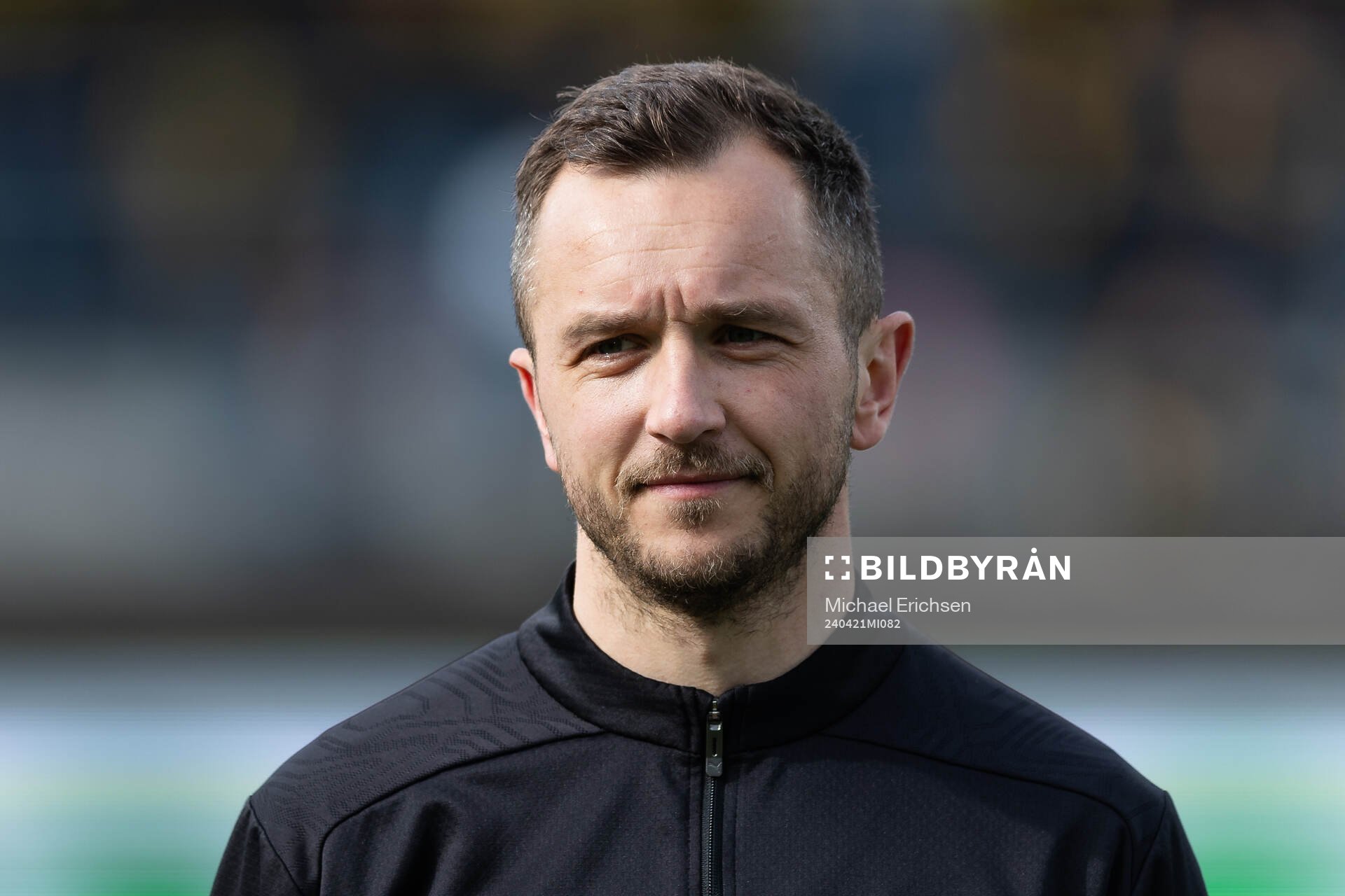 Häckens Even Hovland innan fotbollsmatchen i Allsvenskan