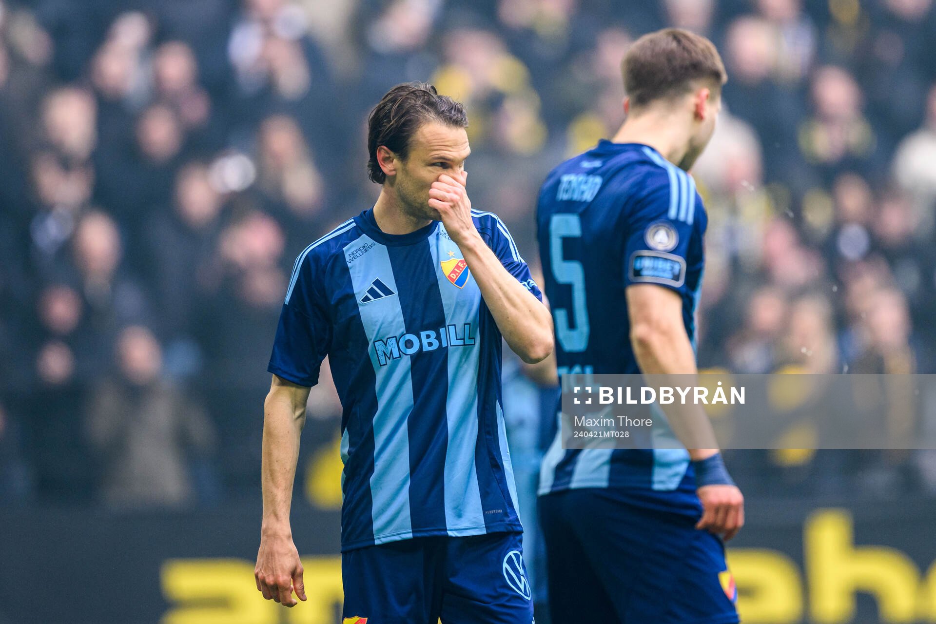 Djurgårdens Albin Ekdal deppar