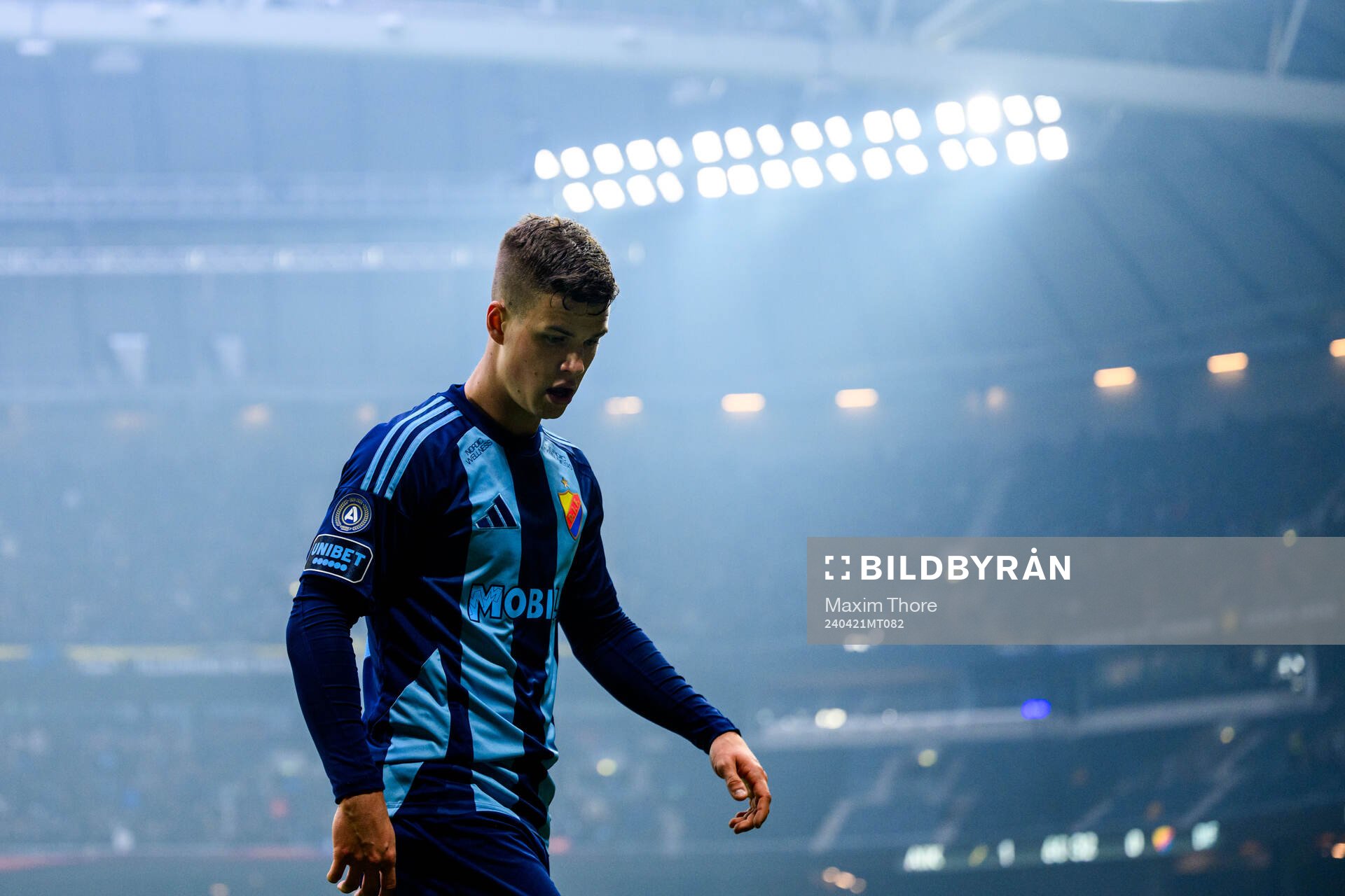 Djurgårdens Samuel Dahl deppar