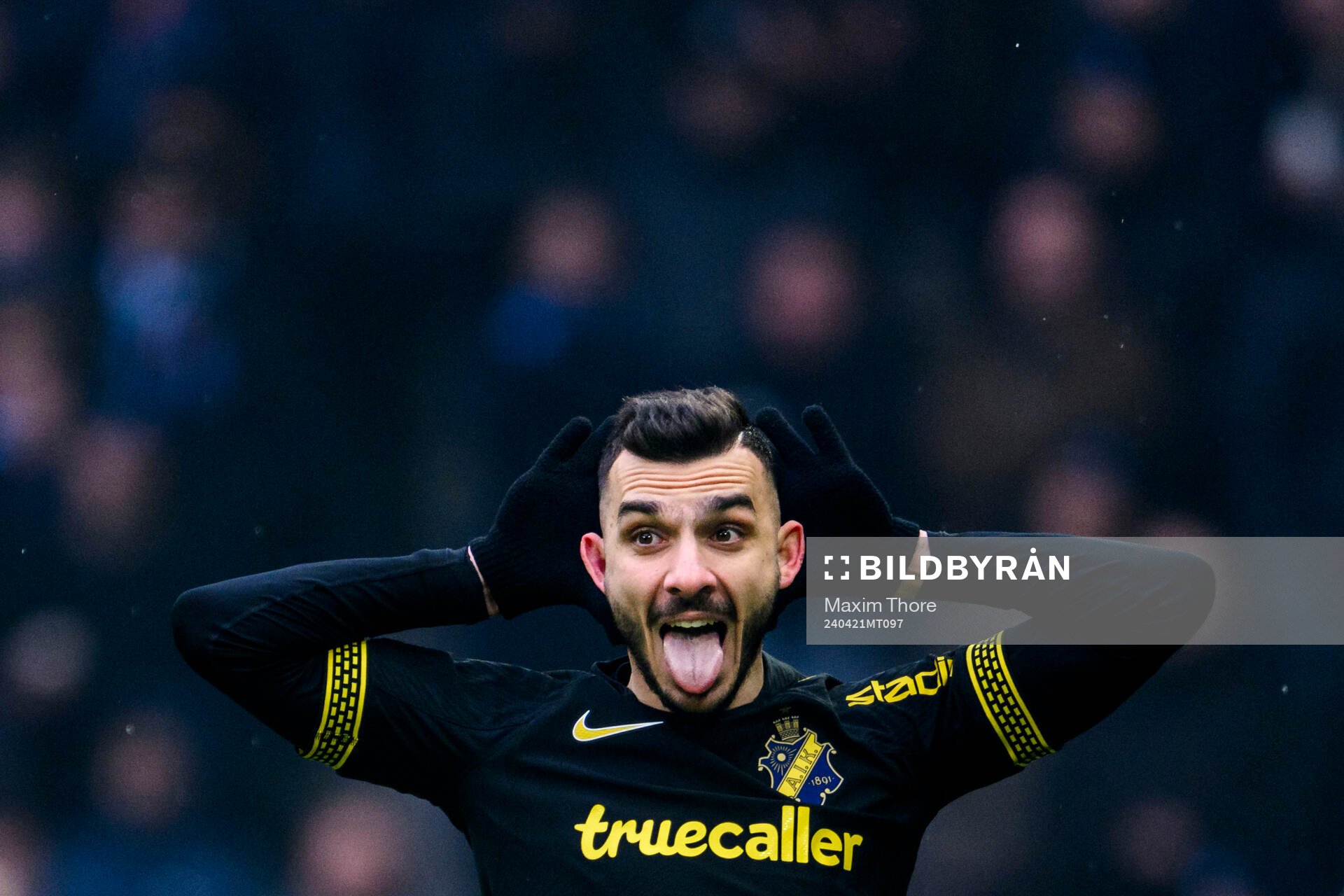 AIKs Ioannis Pittas jublar