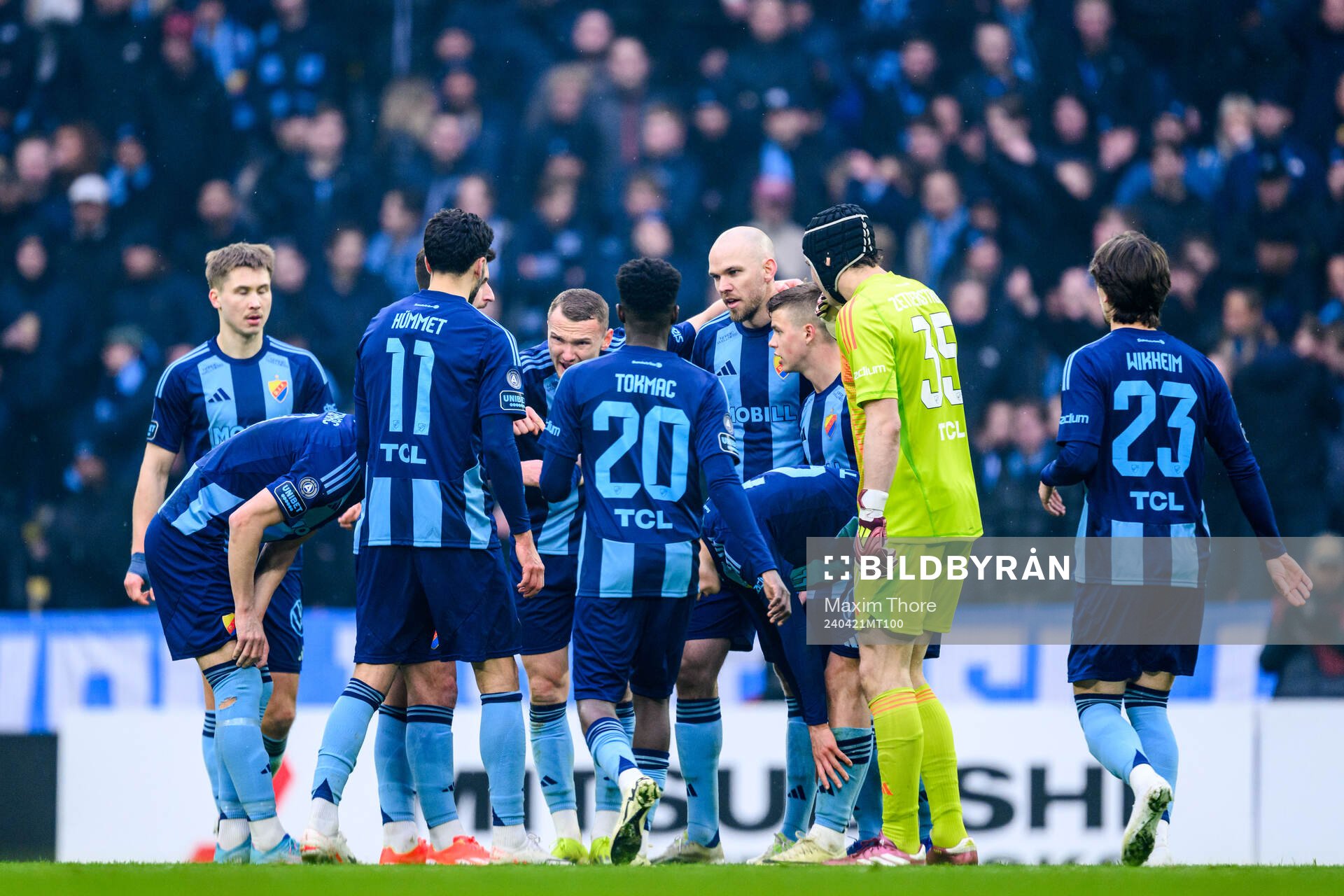 Djurgårdens spelare deppar
