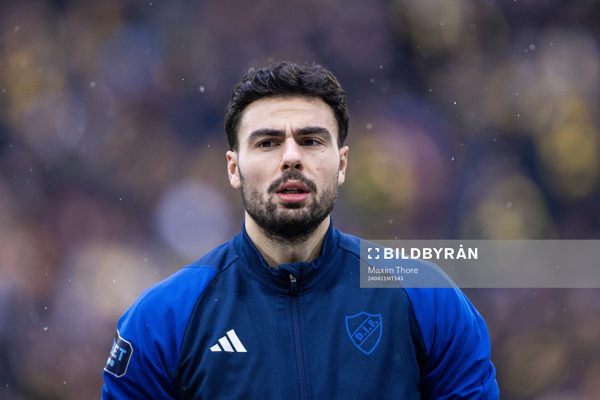 Djurgårdens Deniz Hümmet vid lineup