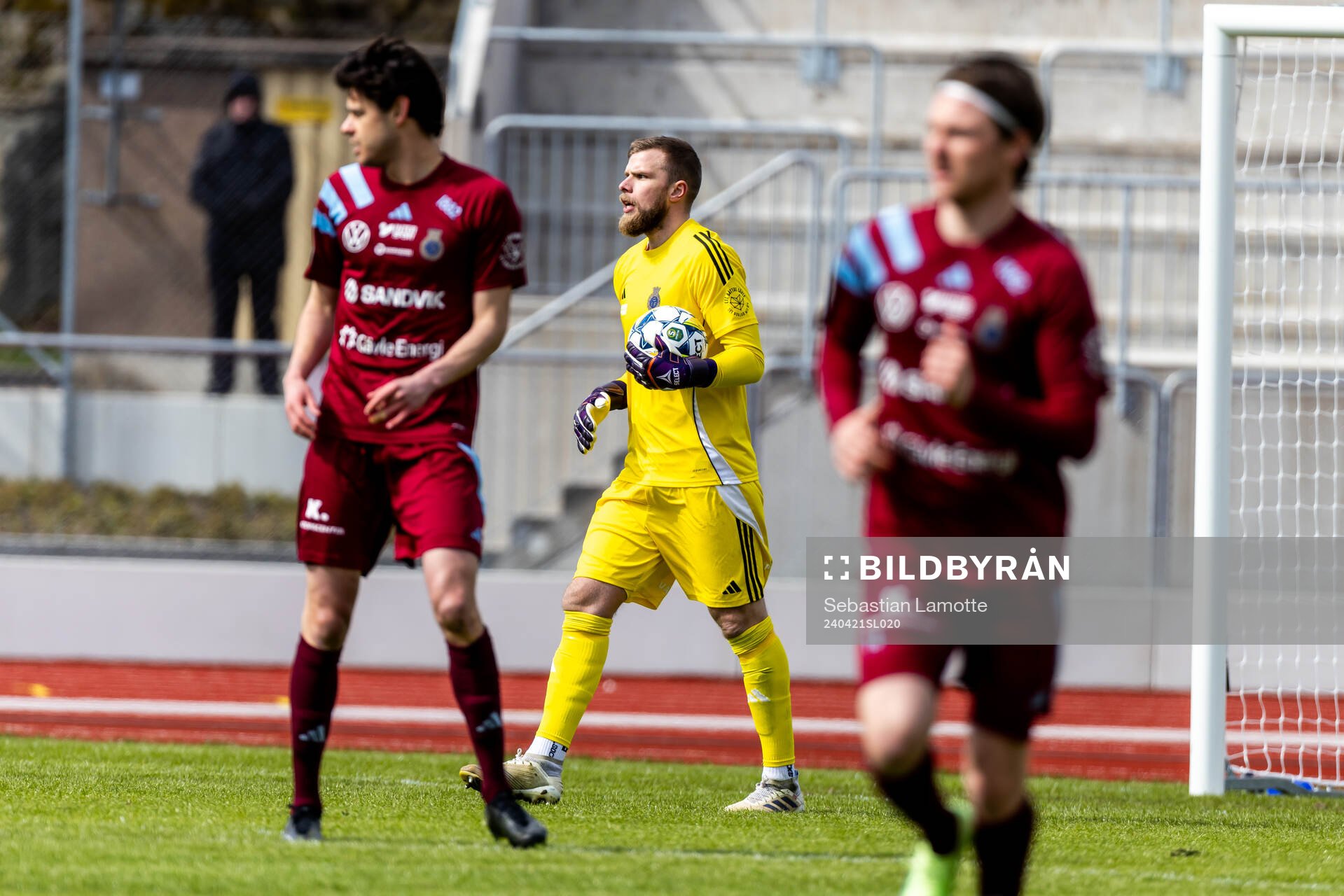 Gefles målvakt Tobias Johansson