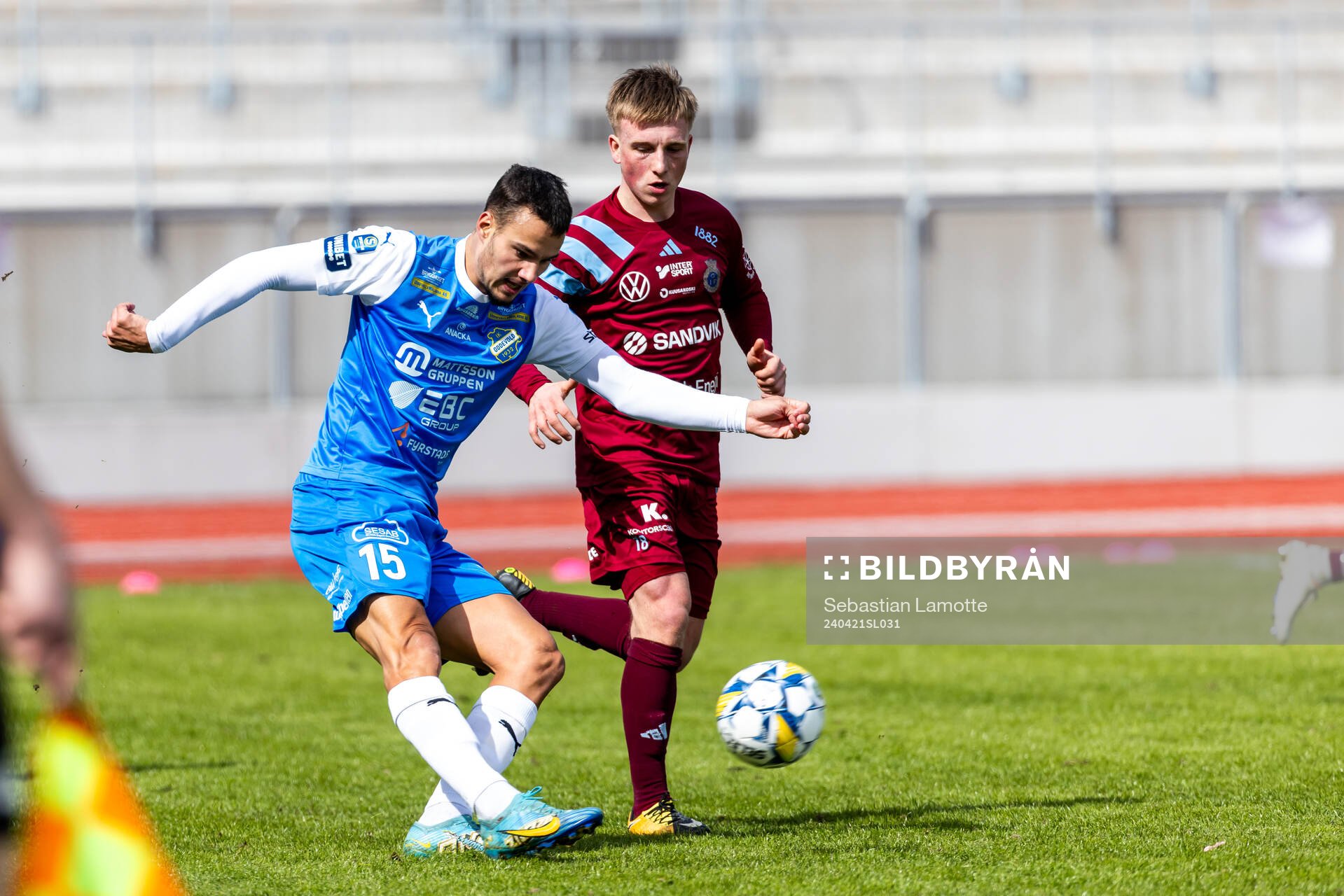 IK Oddevolds Assad Al Hamlawi och Gefles Constantino