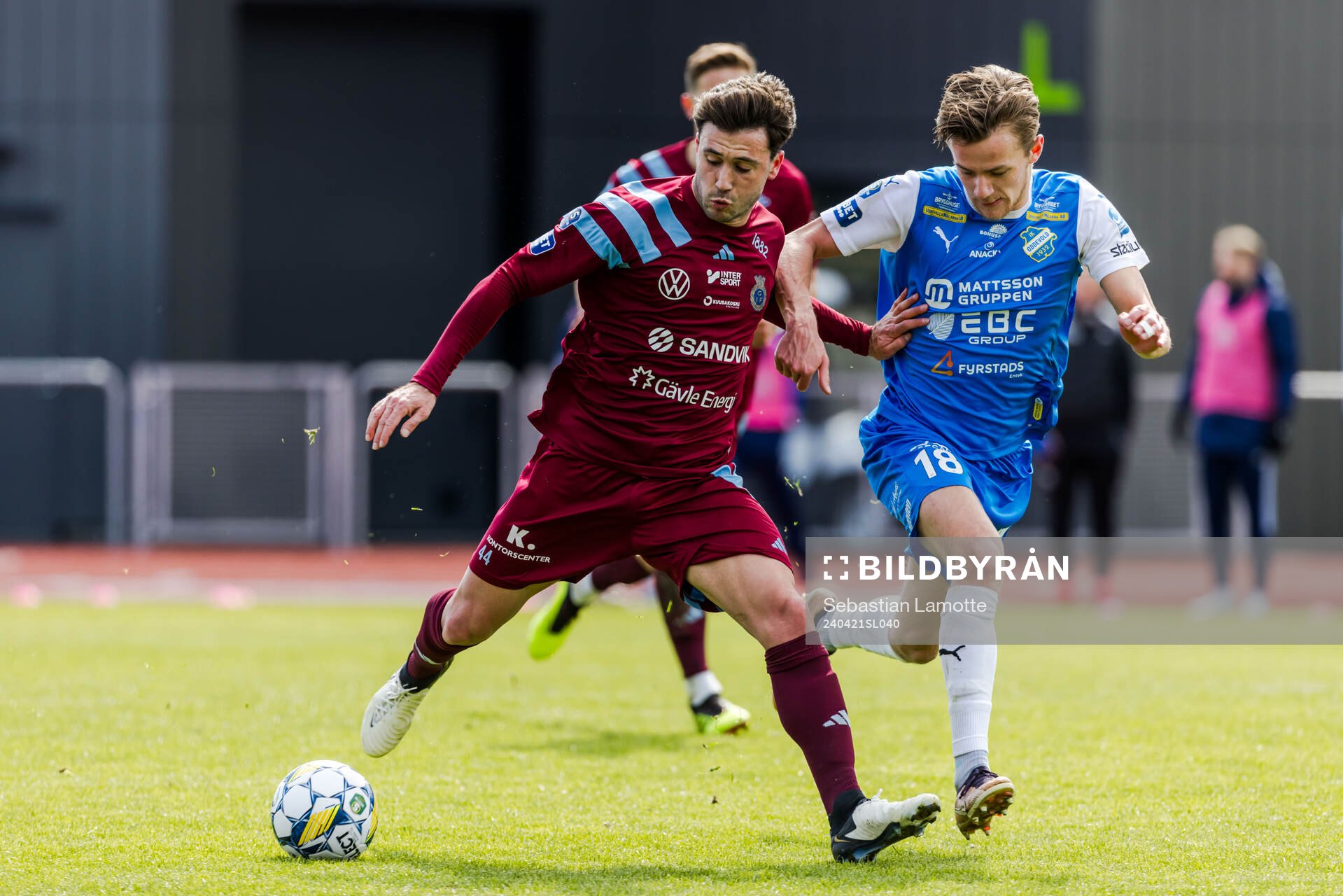 Gefles Iu Ranera Grau och IK Oddevolds Gustav Forssell