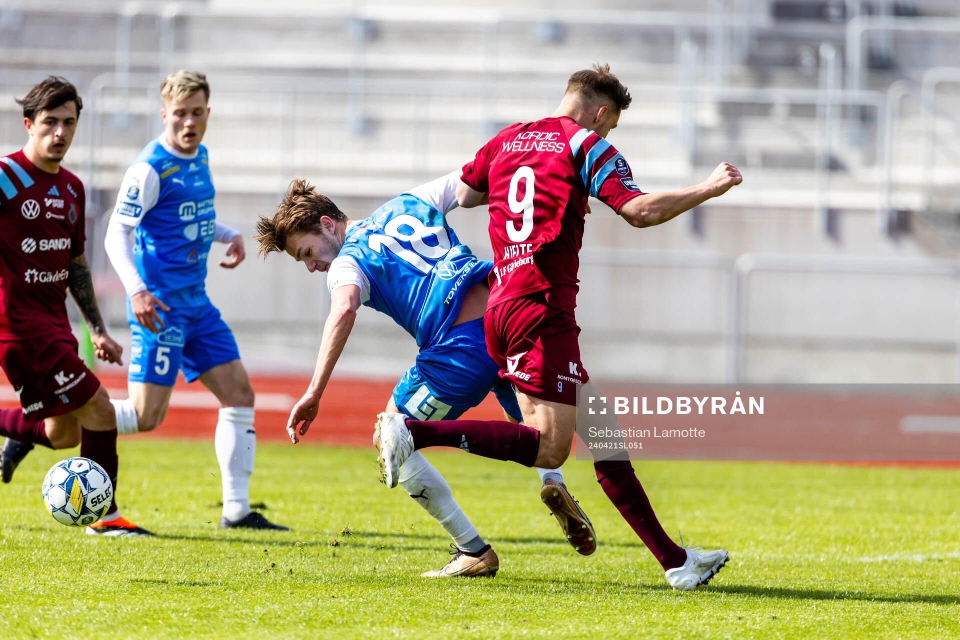IK Oddevolds Gustav Forssell och Gefles Jacob Hjelte