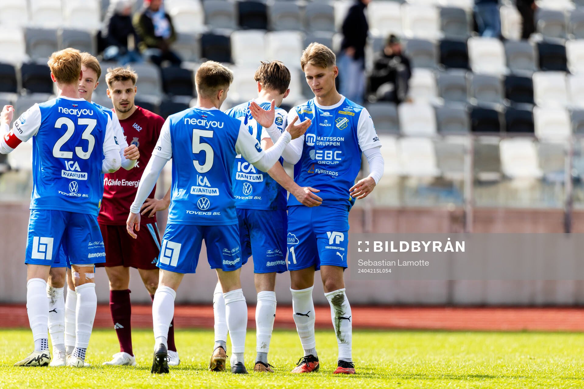 IK Oddevolds spelkare jublar