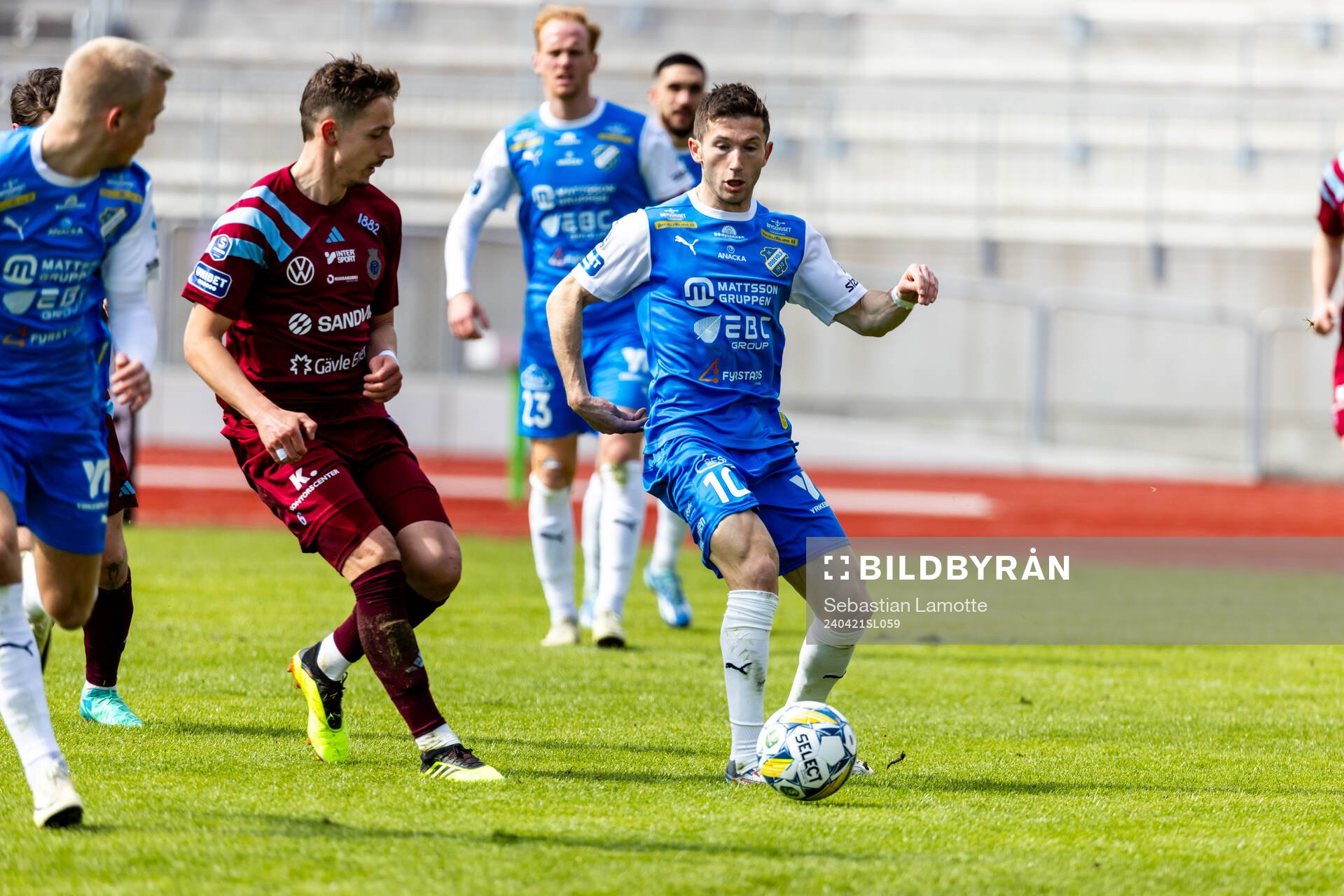 IK Oddevolds Liridon Kalludra och Gefles Lukas Browning