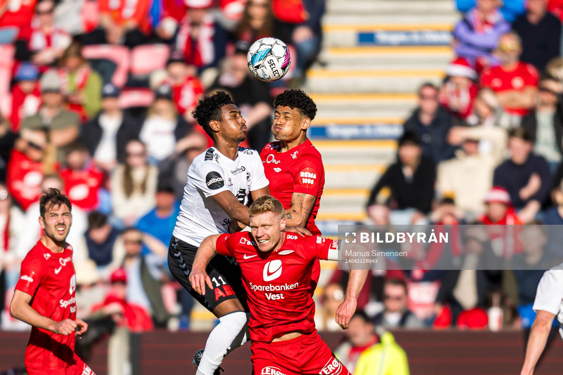 Faniel Tewelde of Odd, Sivert Heltne Nilsen and Japhet Sery