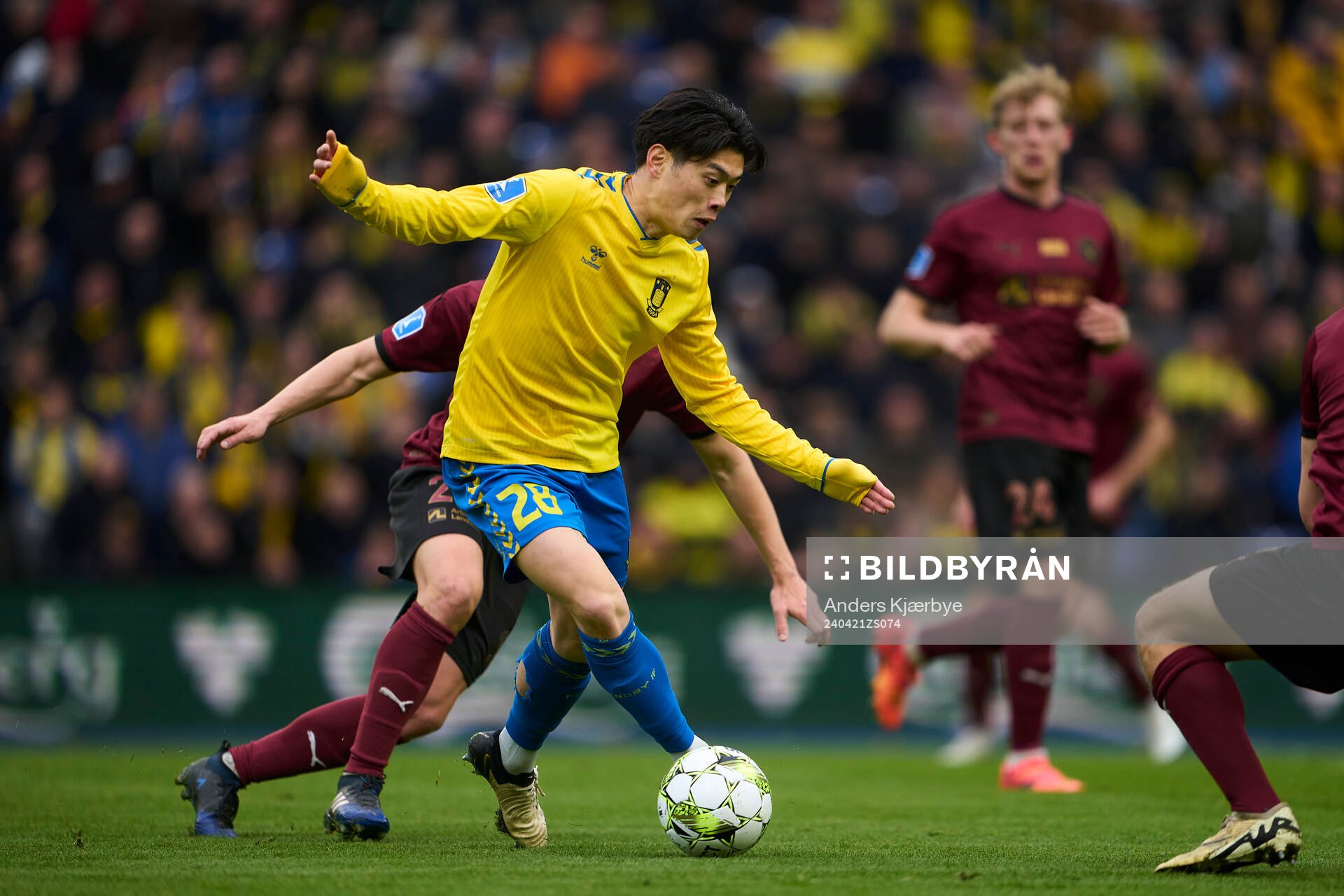 [DK=20240421: 3F Superliga på Brøndby Stadion - Brøndby