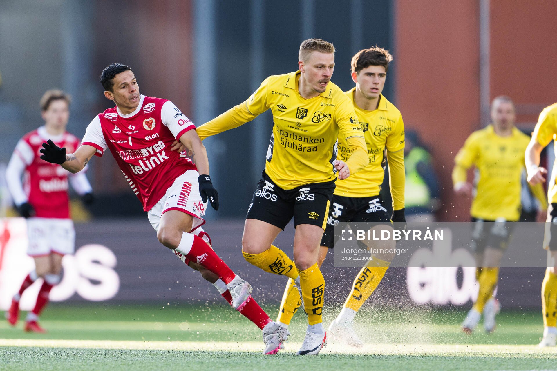 Kalmars Romario Pereira Sipiao och Elfsborgs Per Frick