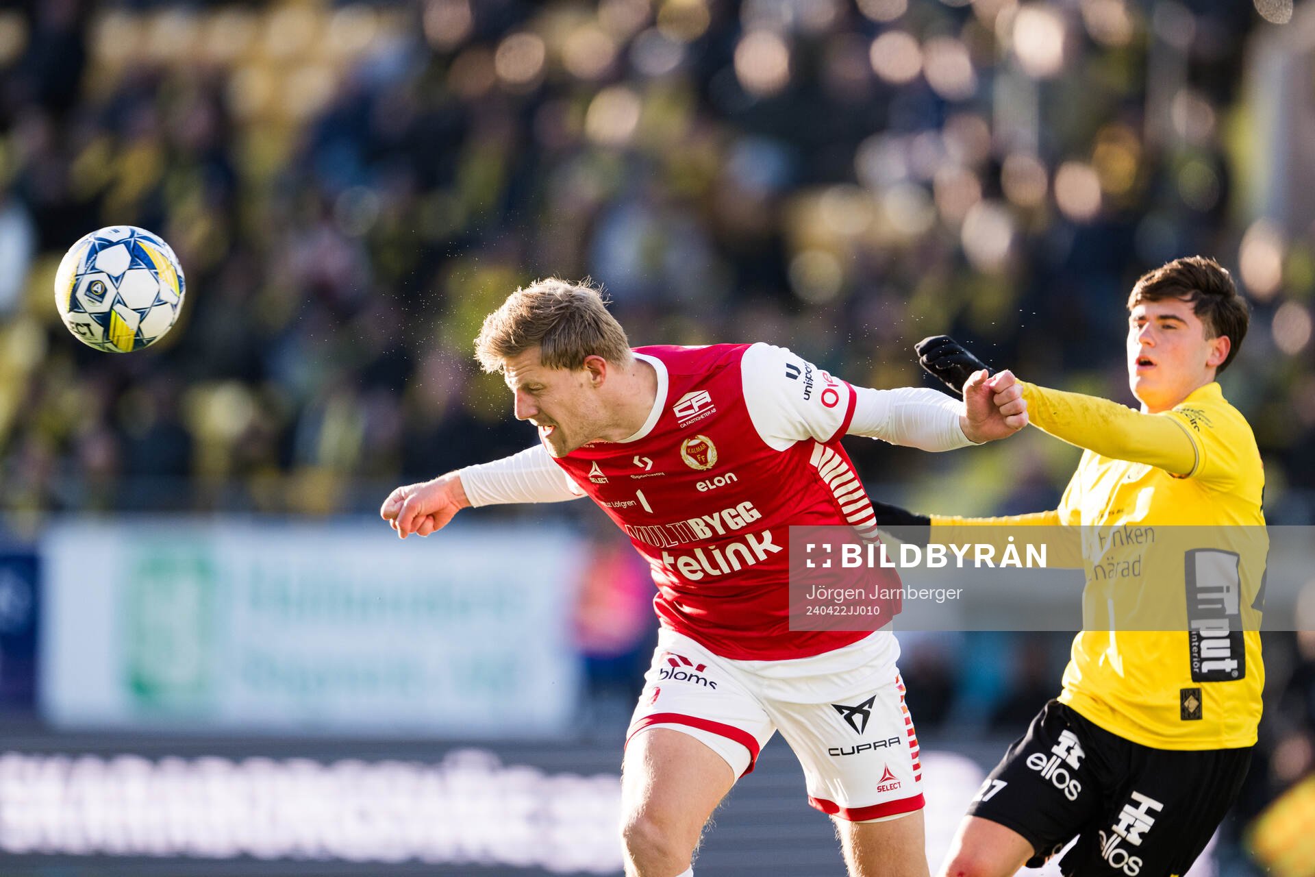 Kalmars Lars Saetra och Elfsborgs Besfort Zeneli