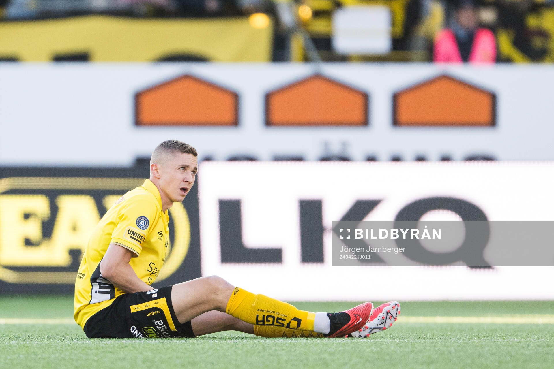 Elfsborgs Sebastian Holmen har ont