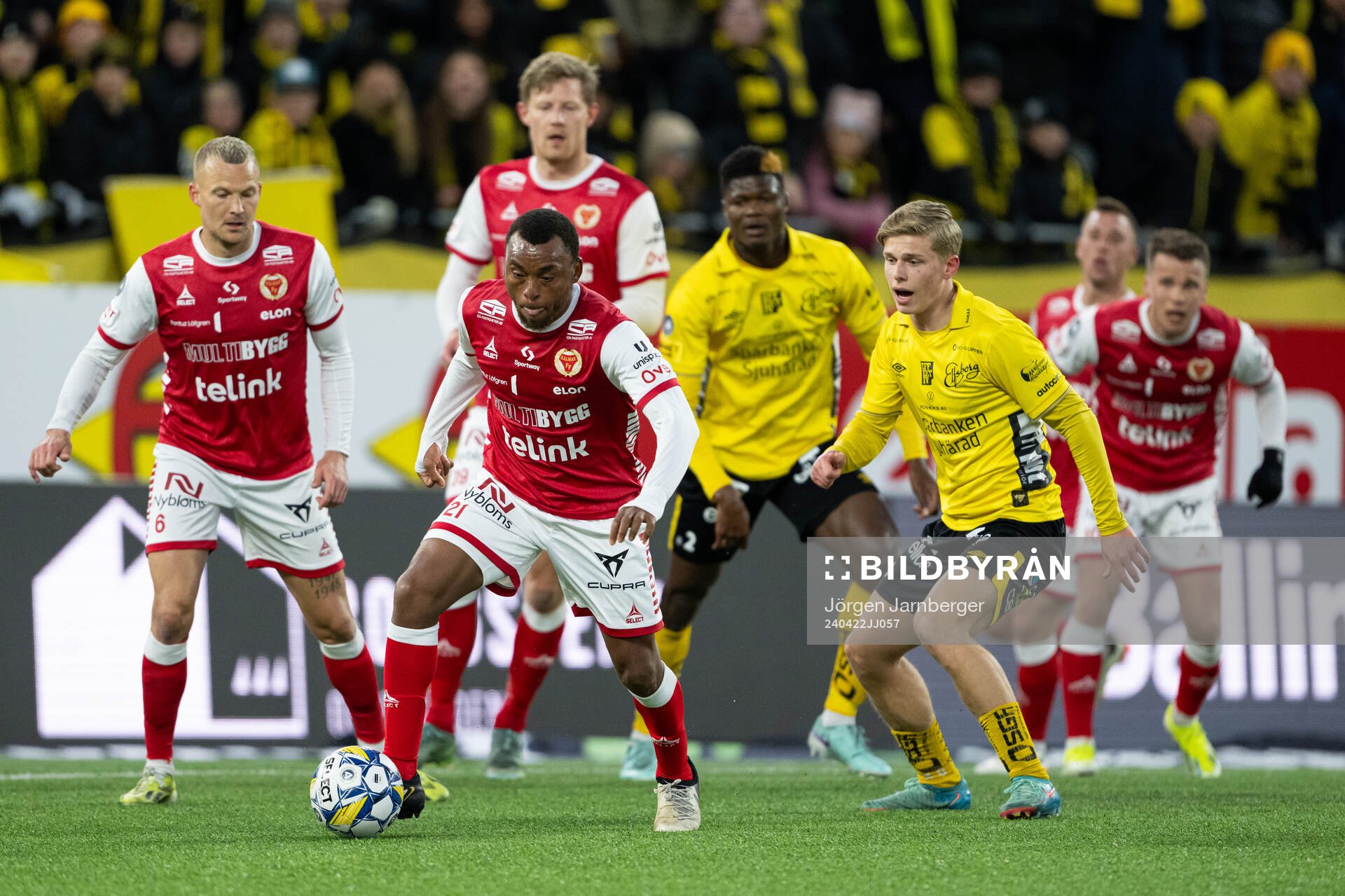 Kalmars Abdussalam Magashy och Elfsborgs Gottfrid Rapp