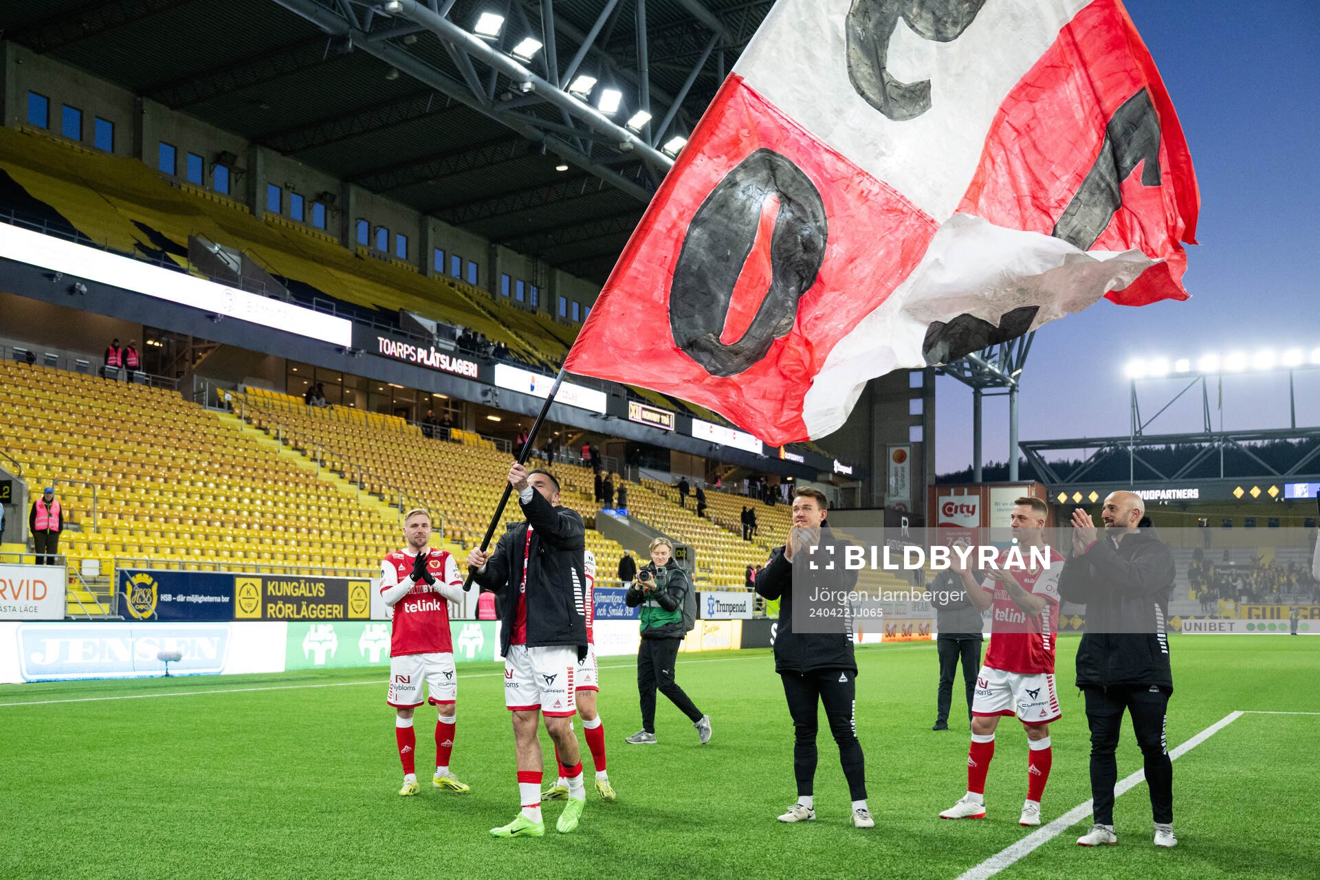 Kalmars Lars Saetra jublar