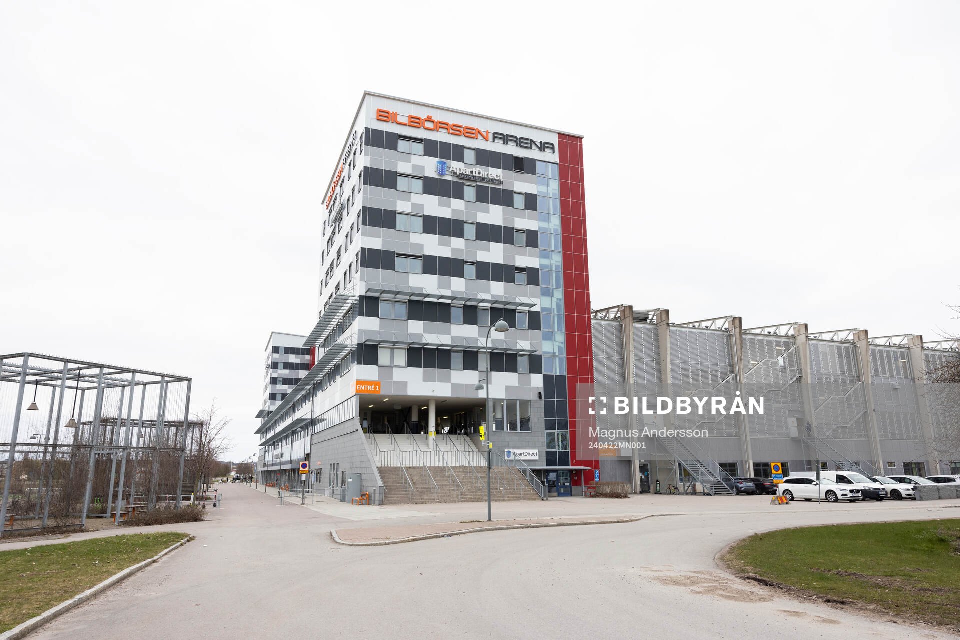 Exteriör av Bilbörsen Arena