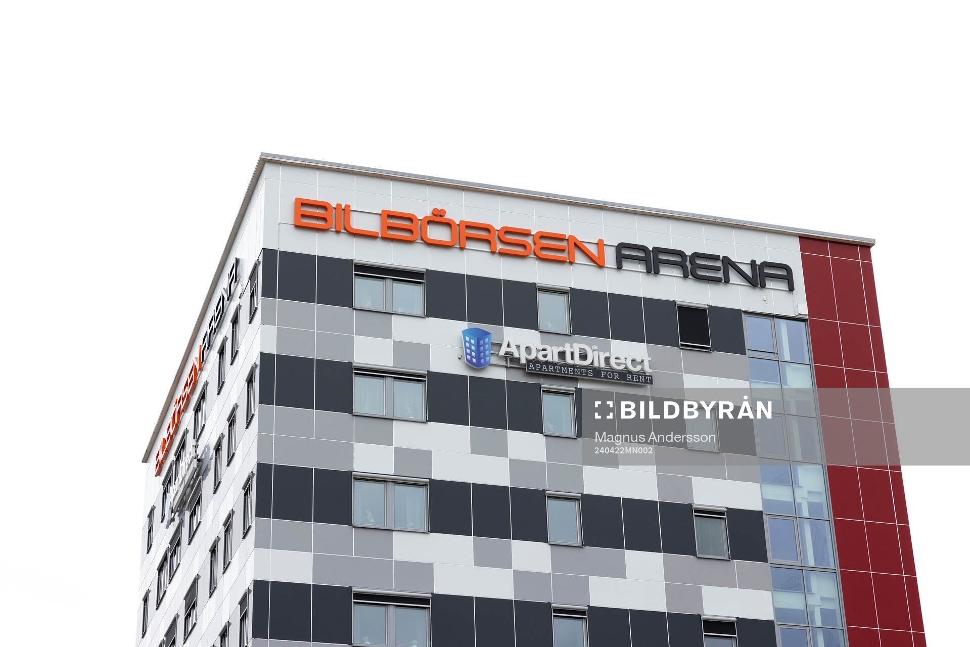 Exteriör av Bilbörsen Arena