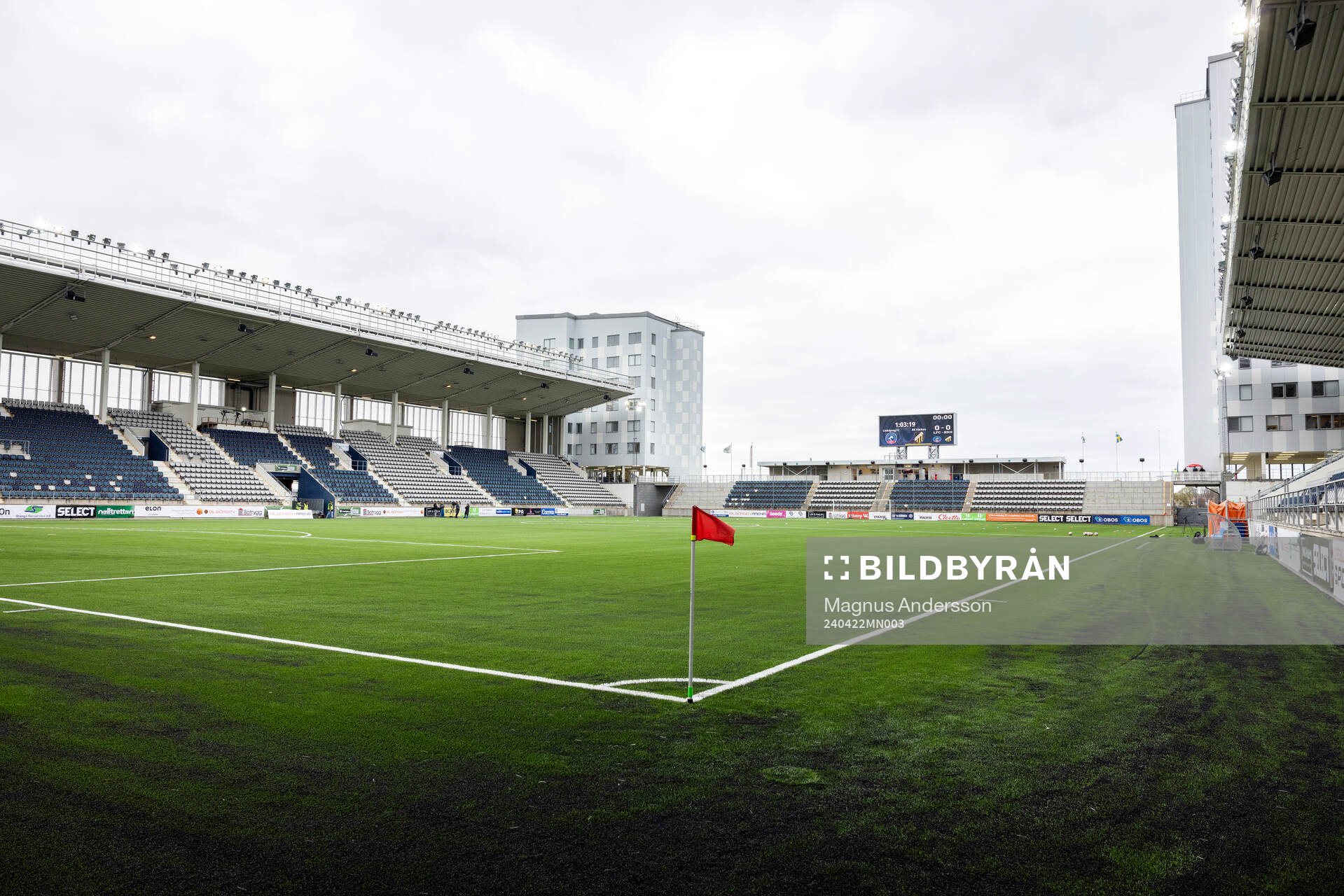 Interiör av Bilbörsen Arena