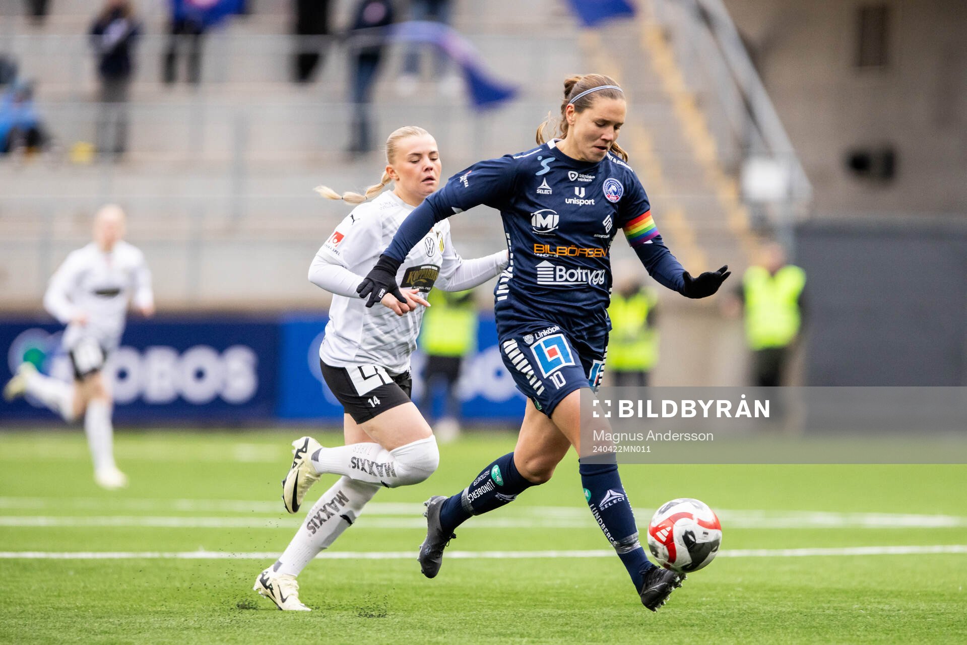 Häckens Matilda Nildén och Linköpings Emma Lennartsson