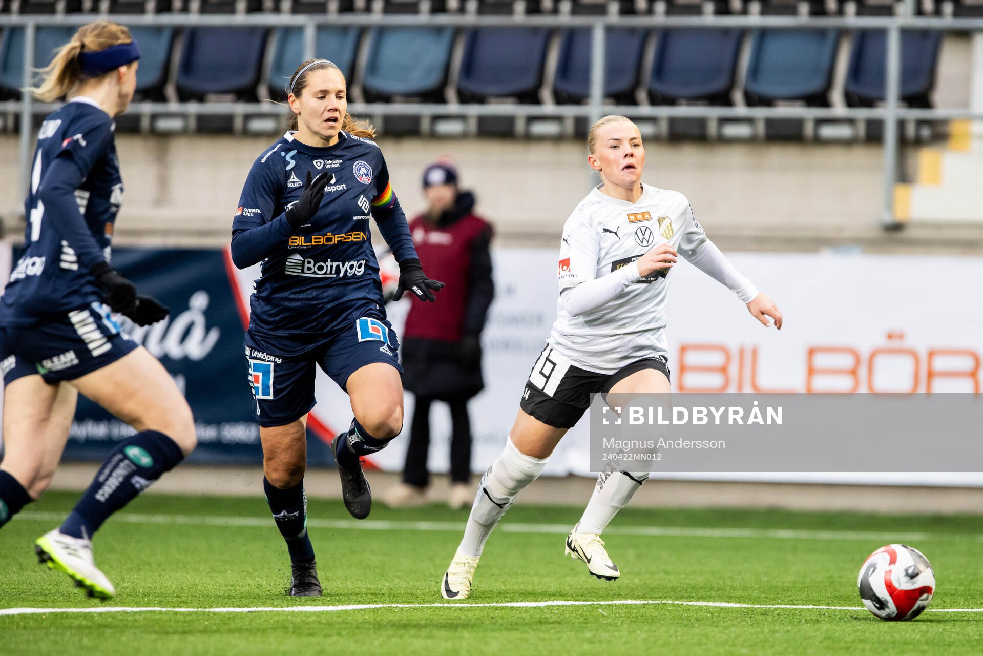 Linköpings Emma Lennartsson och Häckens Matilda Nildén