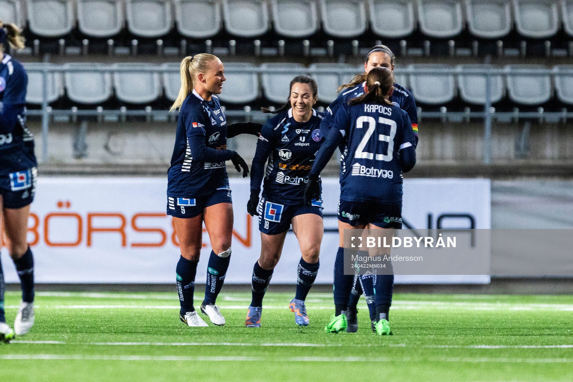 Linköpings Michelle De Jongh jublar