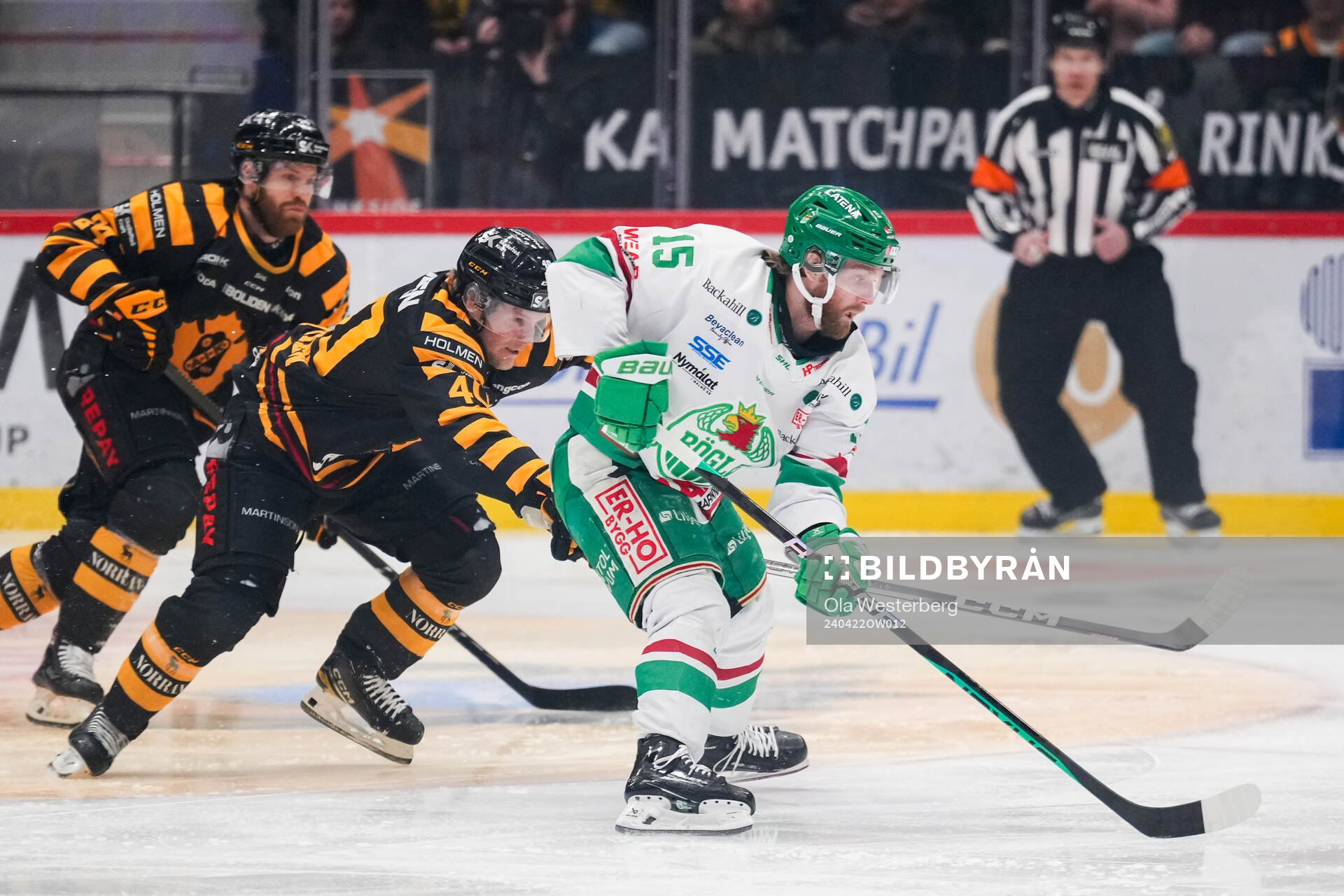 Skellefteås Anton Heikkinen och Rögles Simon Ryfors