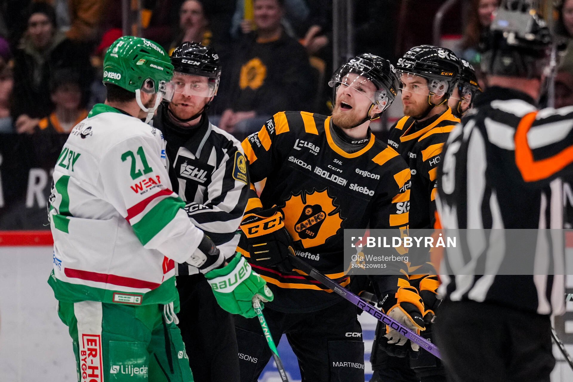 Rögles Henry Bowlby och Skellefteås Anton Olsson