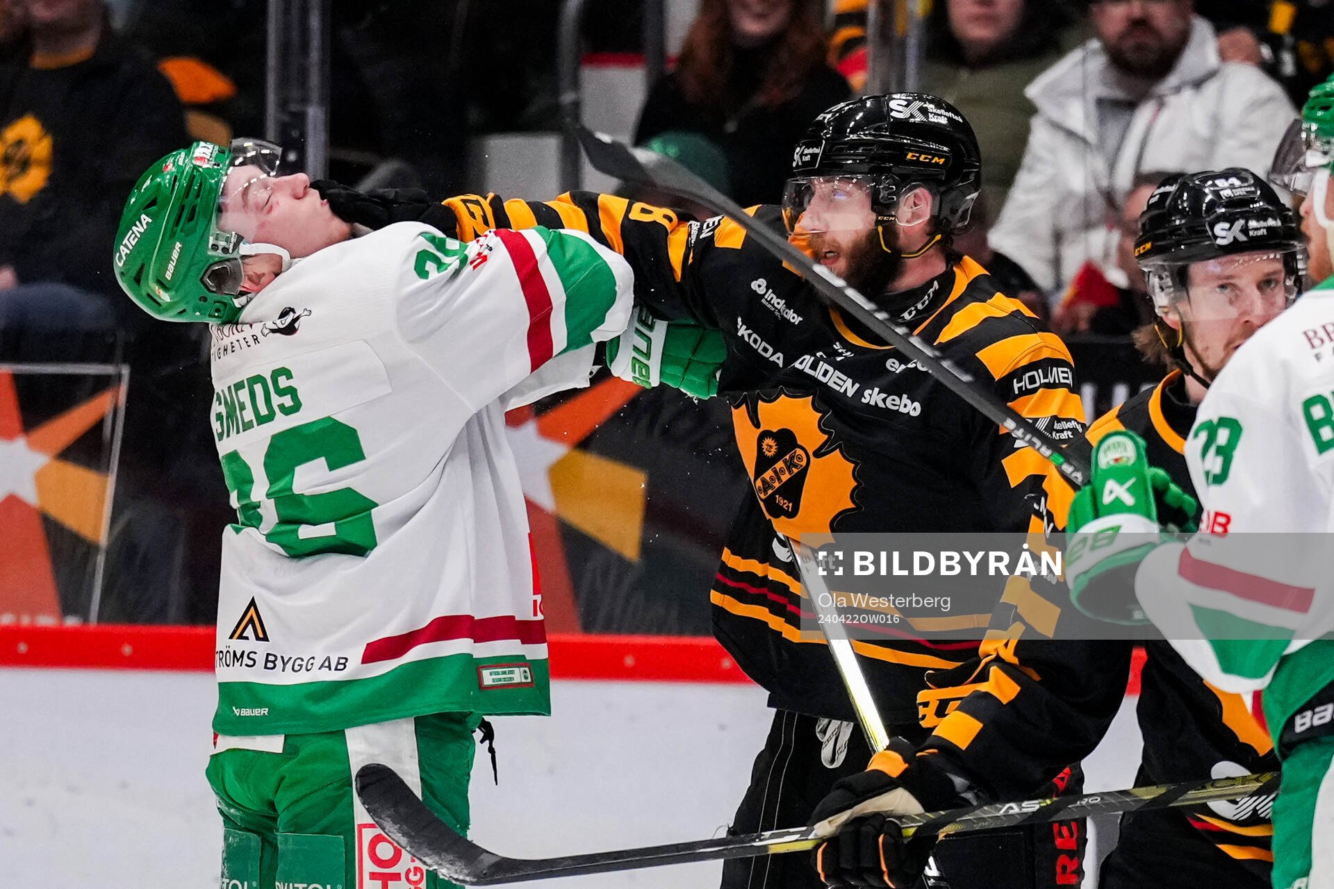 Rögles Axel Smeds och Skellefteås Petter Granberg