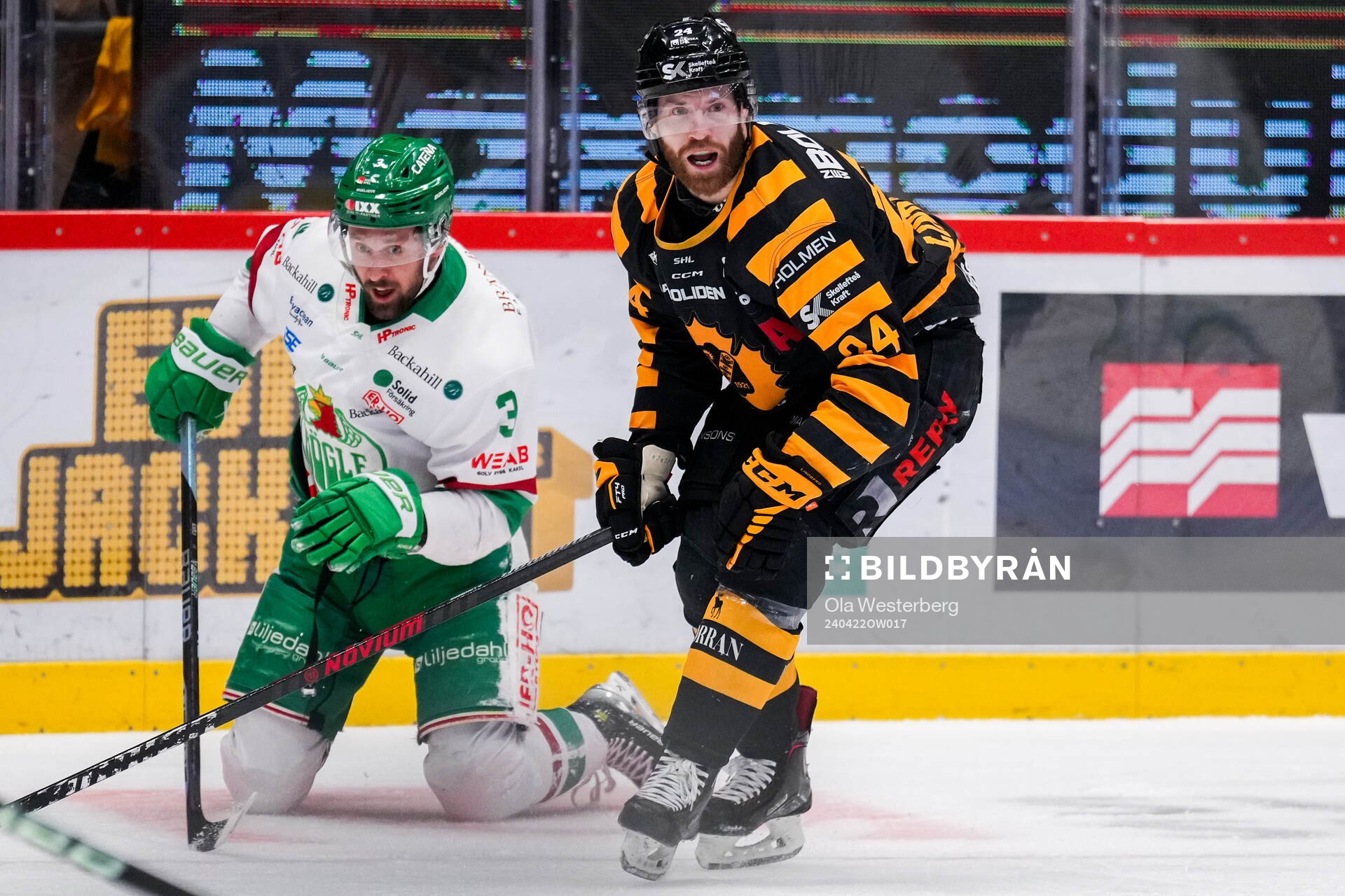 Rögles Michael Kapla och Skellefteås Oscar Lindberg