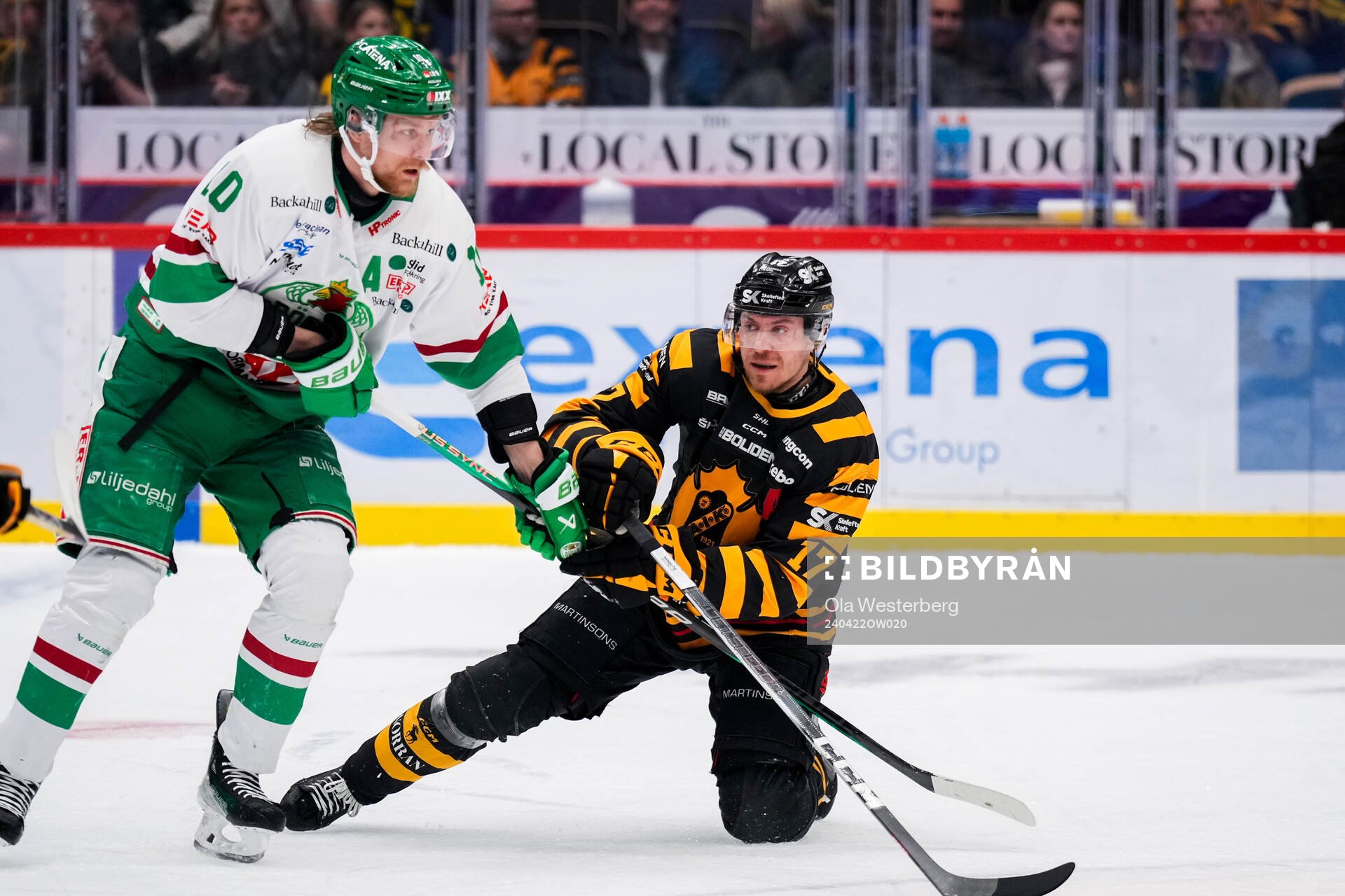 Rögles Rodrigo Abols och Skellefteås Pär Lindholm