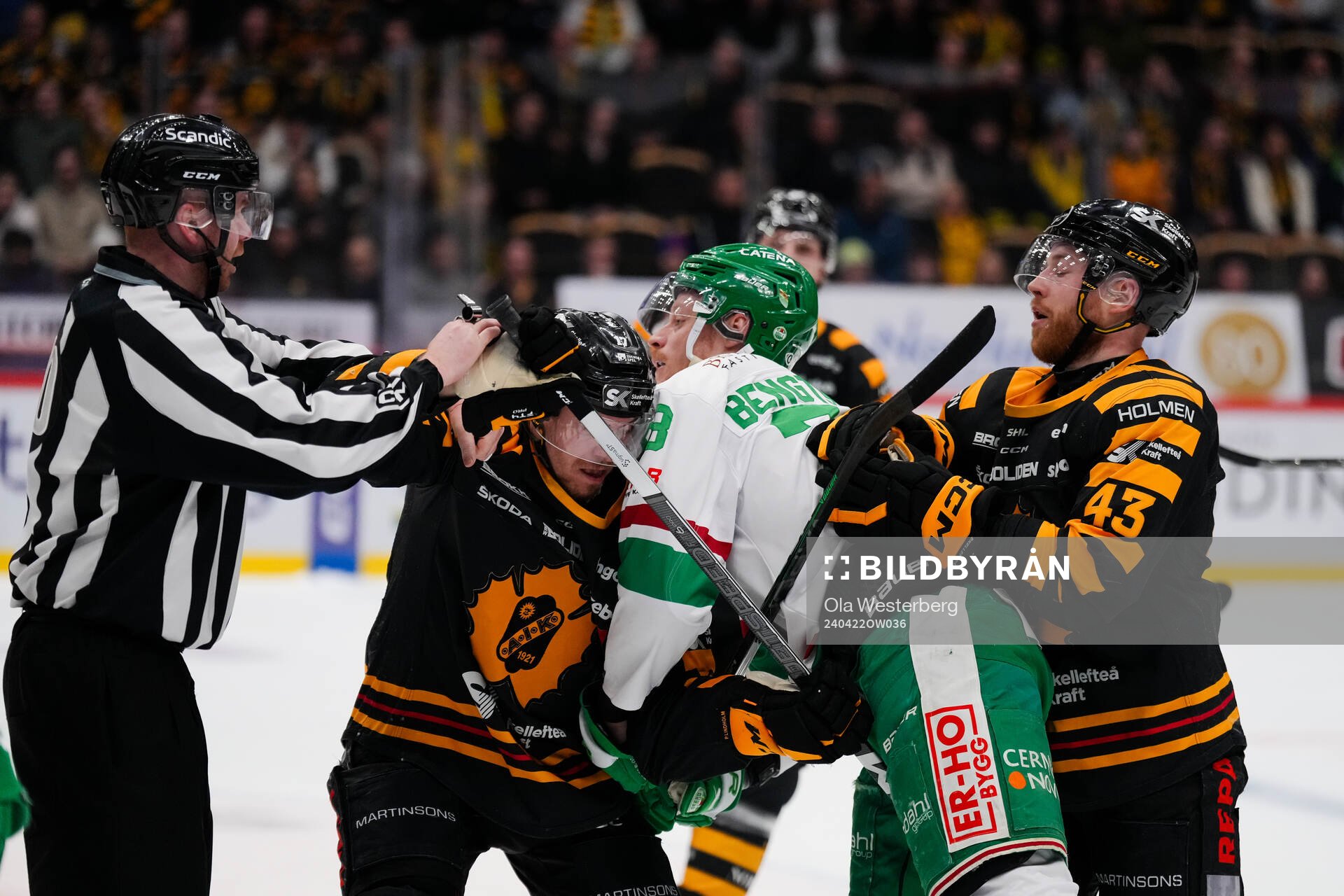 Skellefteås Pär Lindholm och Filip Sandberg