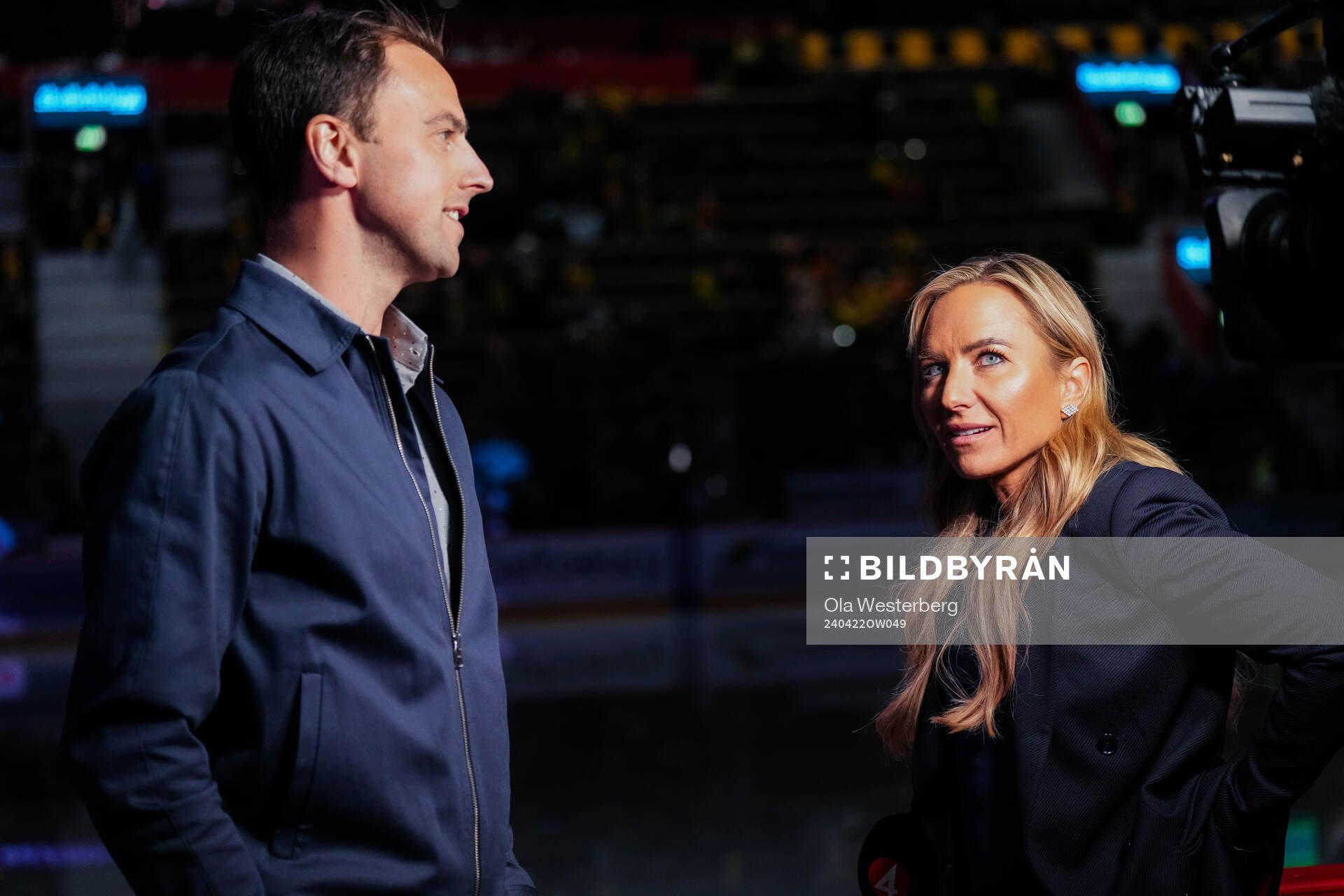 Skellefteås Joakim Lindström och Tv4’s Frida Nordstrand