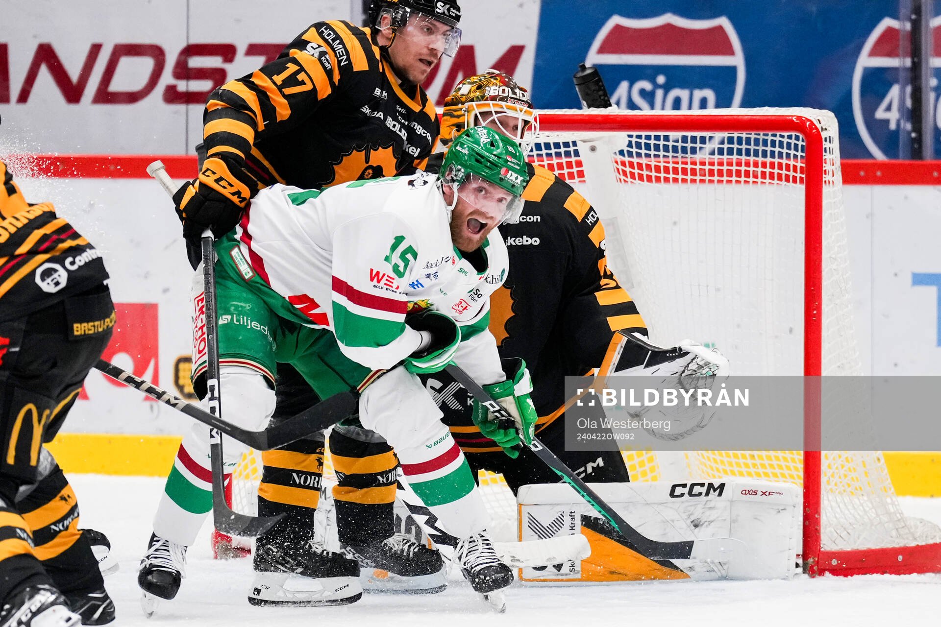 Skellefteås Pär Lindholm och Rögles Simon Ryfors