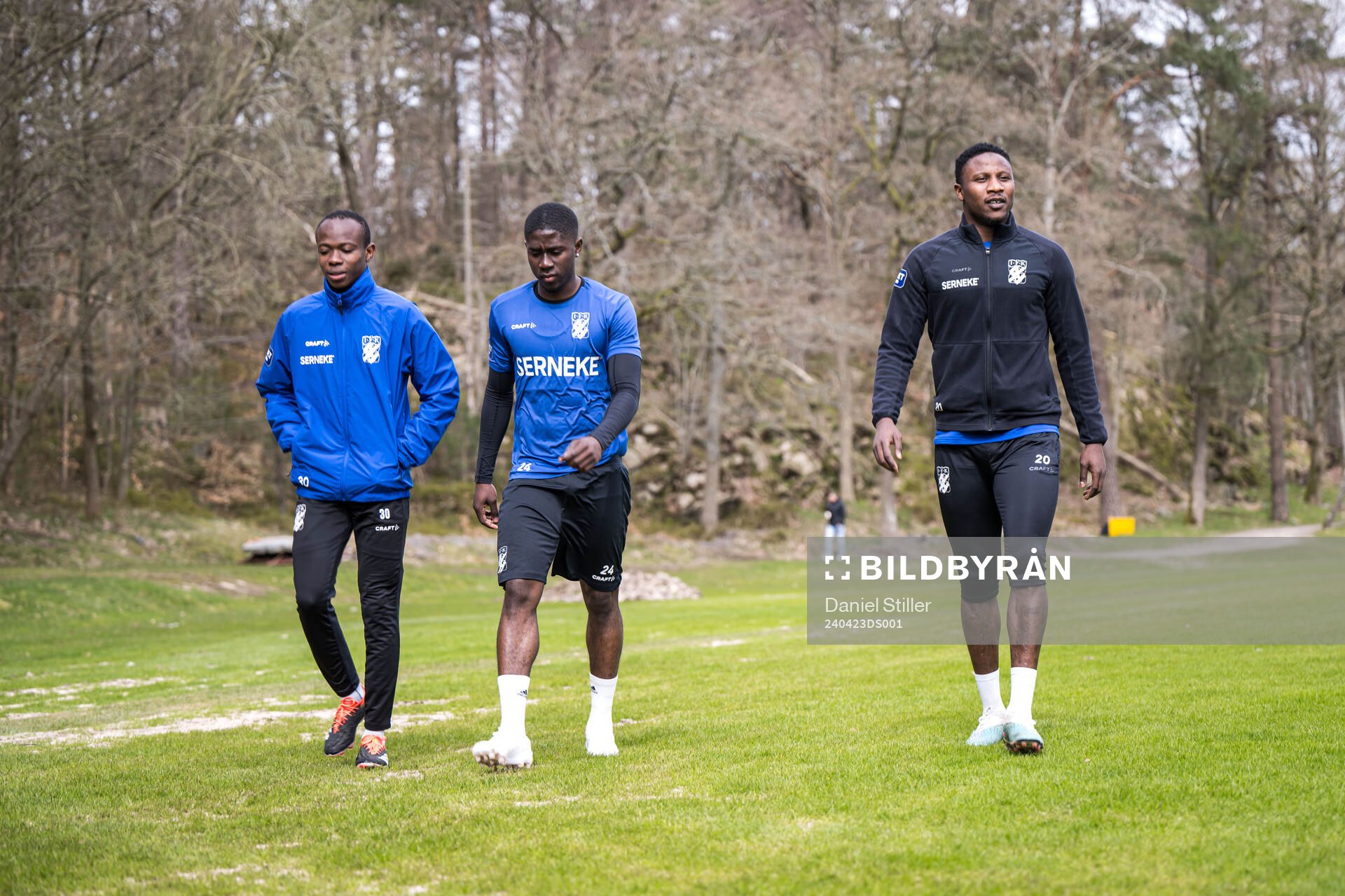 IFK Göteborgs Malick Junior Yalcouye, Abundance Salaou och