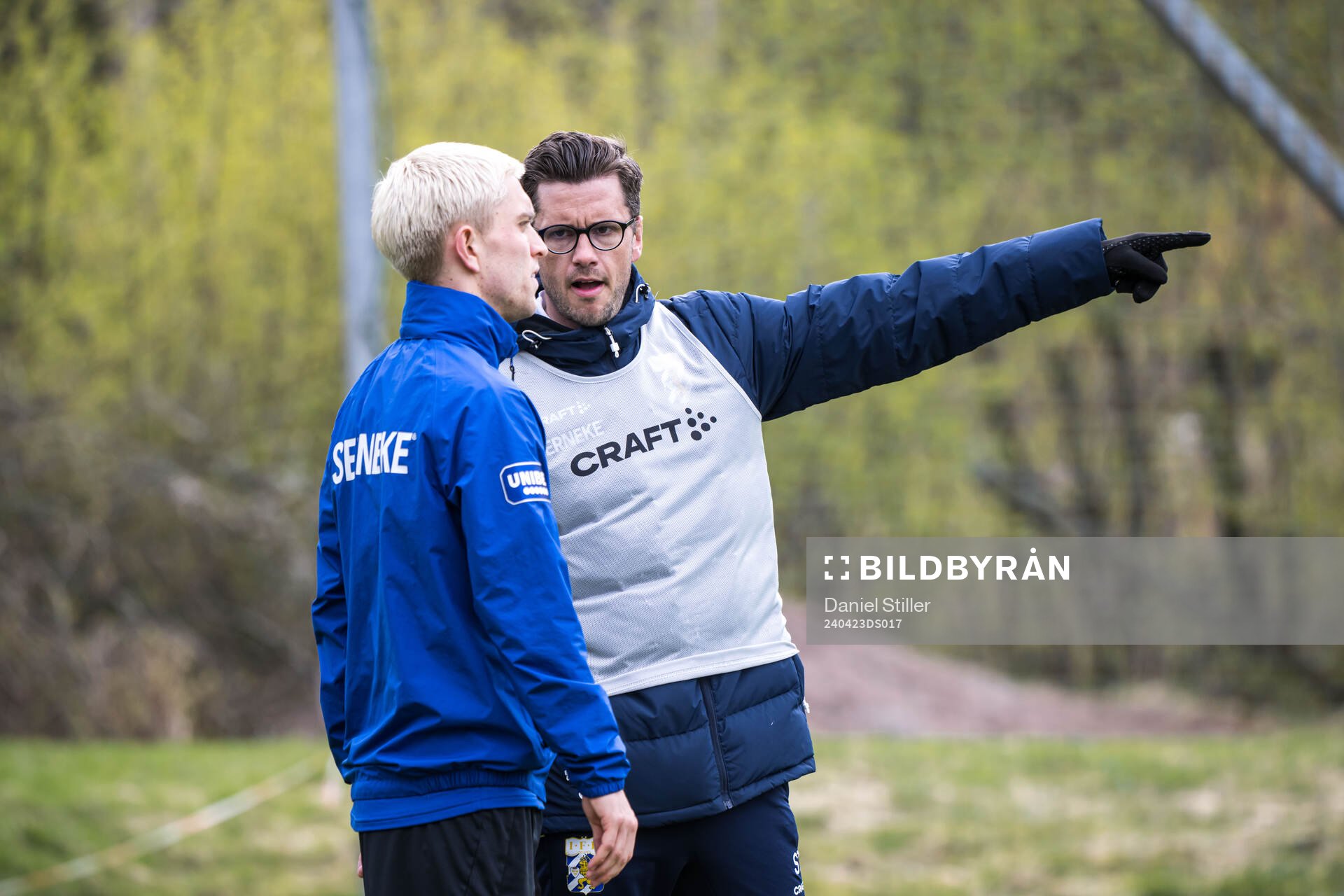 IFK Göteborgs assisterande tränare Sindre Tjelmeland under en träning med IFK Göteborg den 23 april 2024 i Göteborg. 