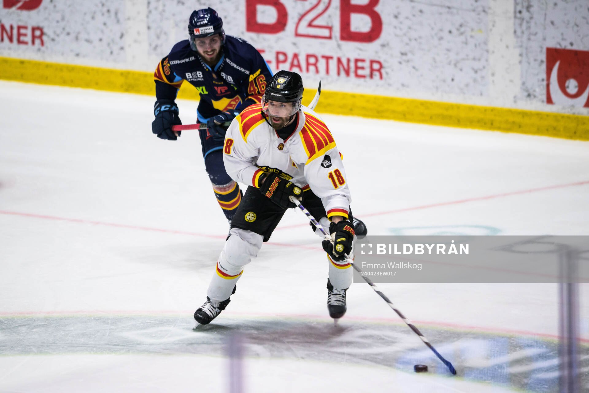 Djurgårdens Albin Grewe och Brynäs Anton Rödin